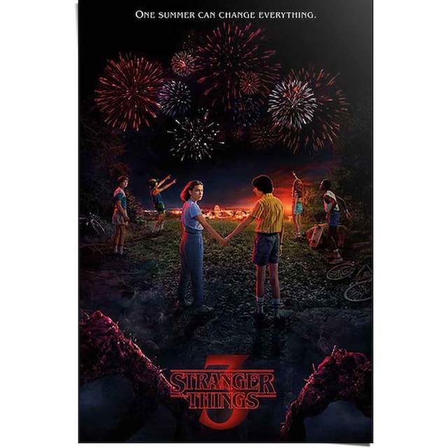♕ Reinders! Poster »Poster Stranger Things 3 One summer«, Serien, (1 St.)  versandkostenfrei auf