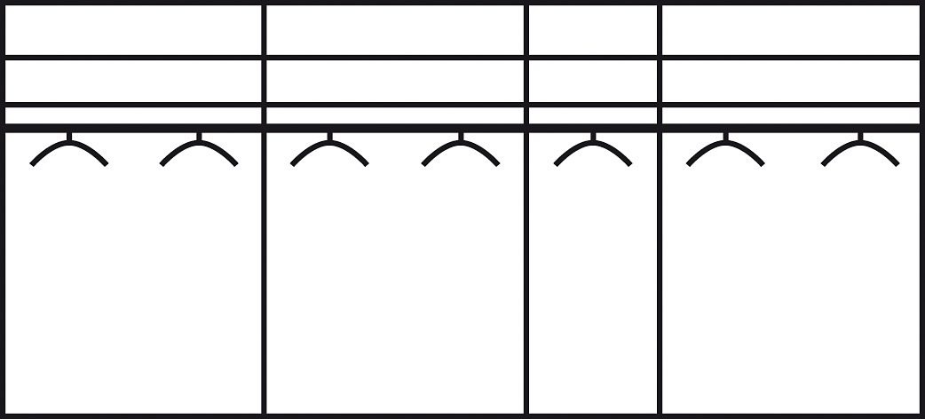 rauch Schwebetürenschrank »Imperial«, in 8 Breiten und 3 Höhen