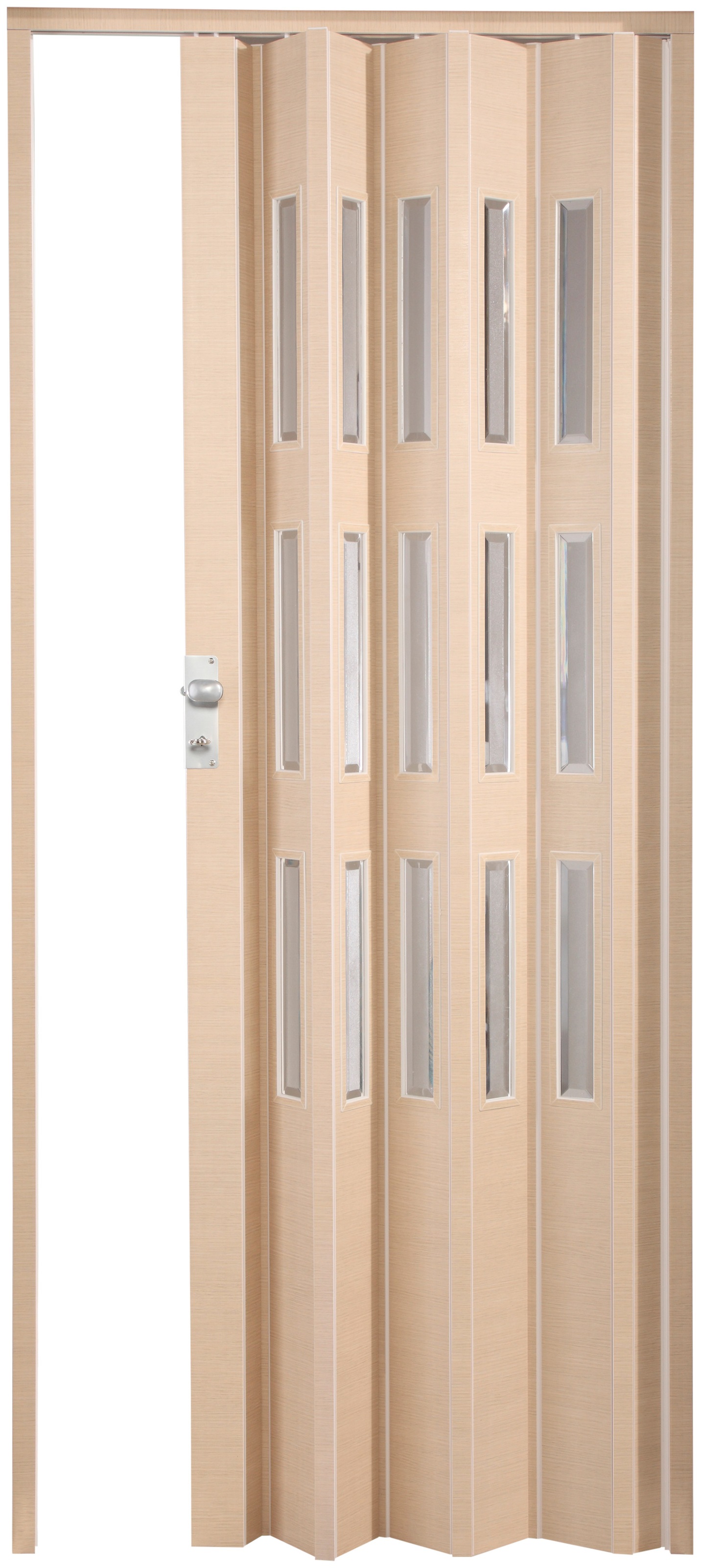 Image of Forte Falttür »Elvira«, Höhe nach Mass, Wildeiche natur mit Cristall Fenstern bei Ackermann Versand Schweiz