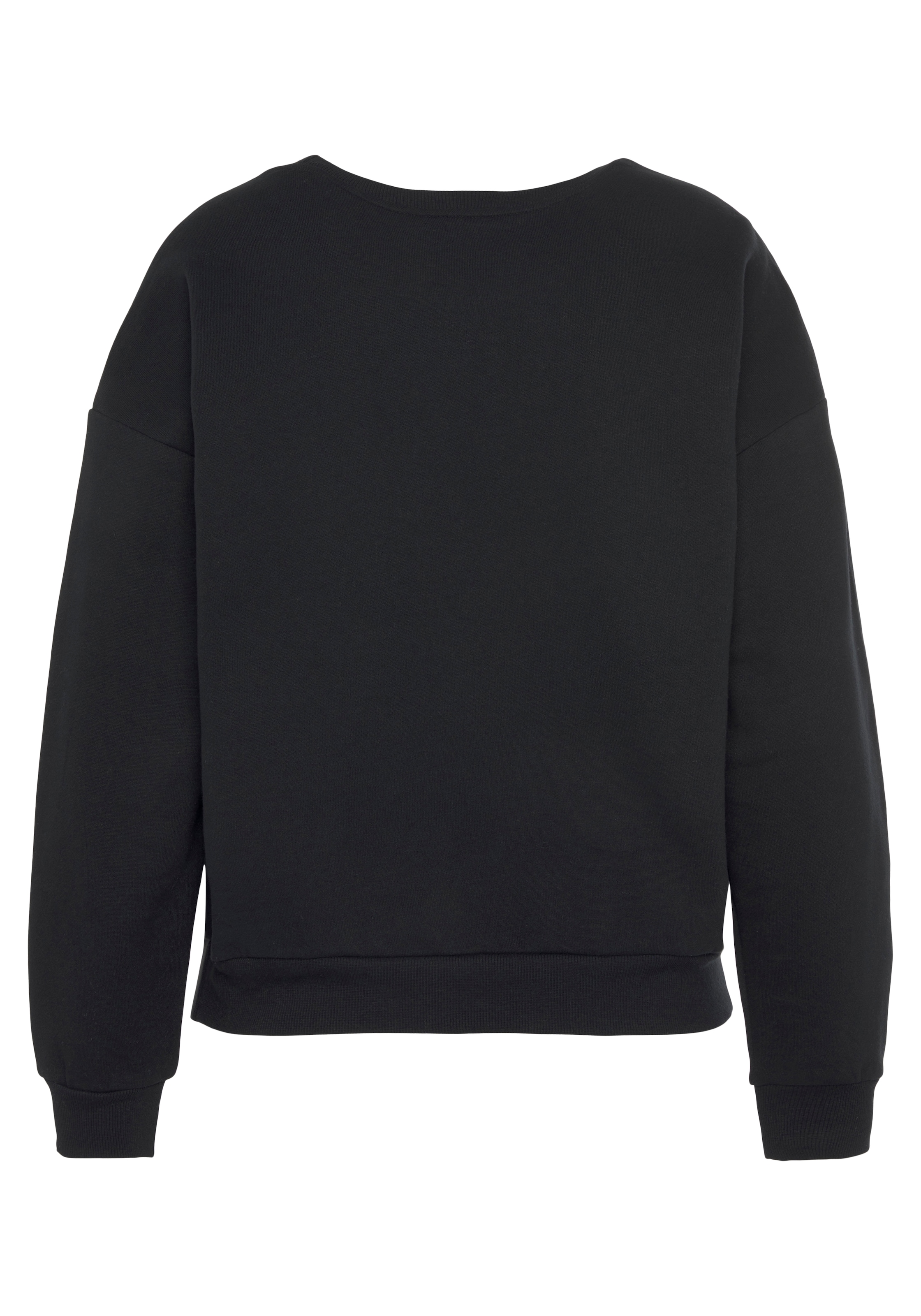Bench. Loungewear Sweatshirt Loungeanzug Loungewear, auf glänzendem mit Logodruck, »-Loungeshirt«, versandkostenfrei