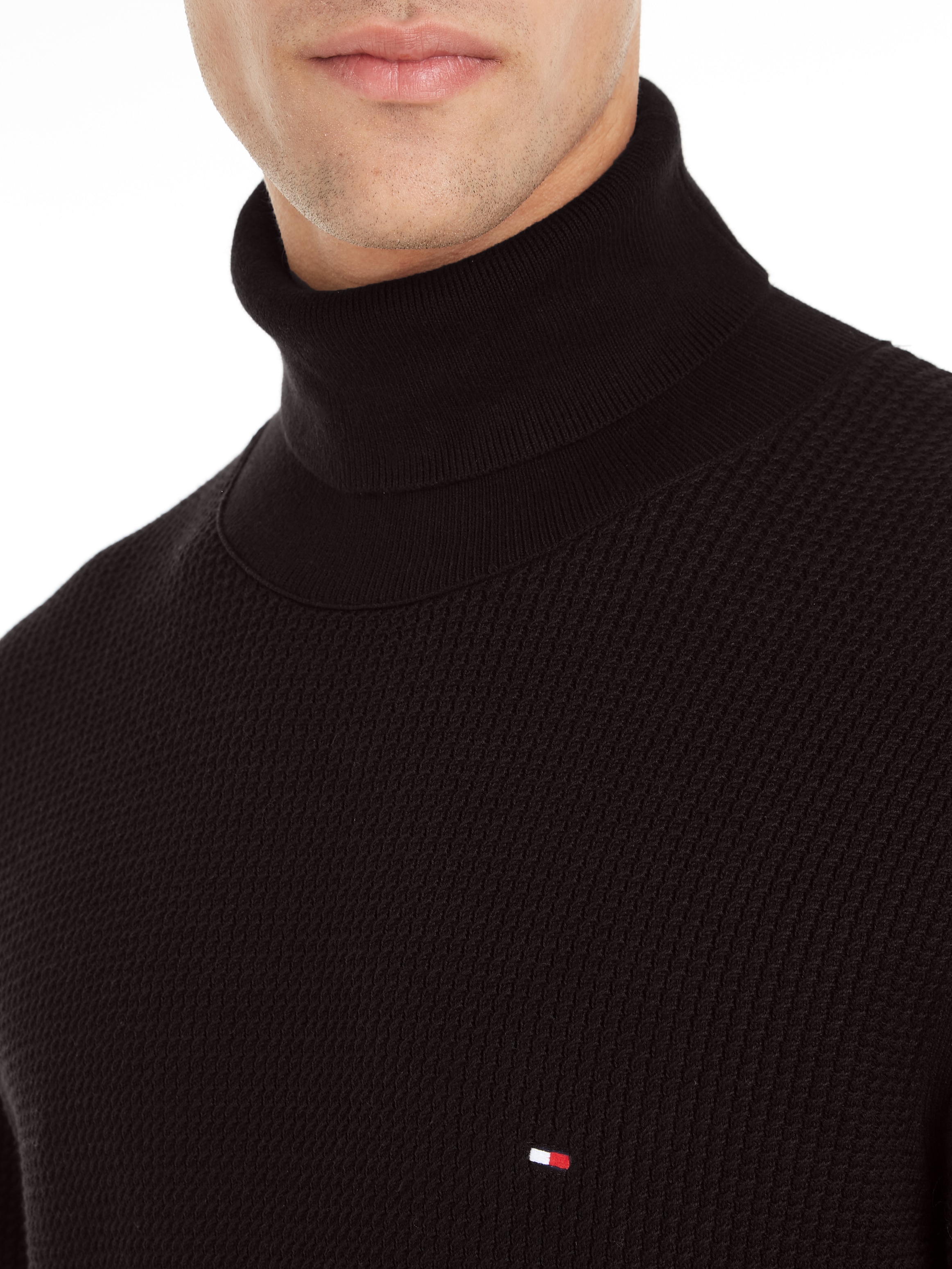 Tommy Hilfiger Rollkragenpullover »STRUCTURE ROLL NECK«