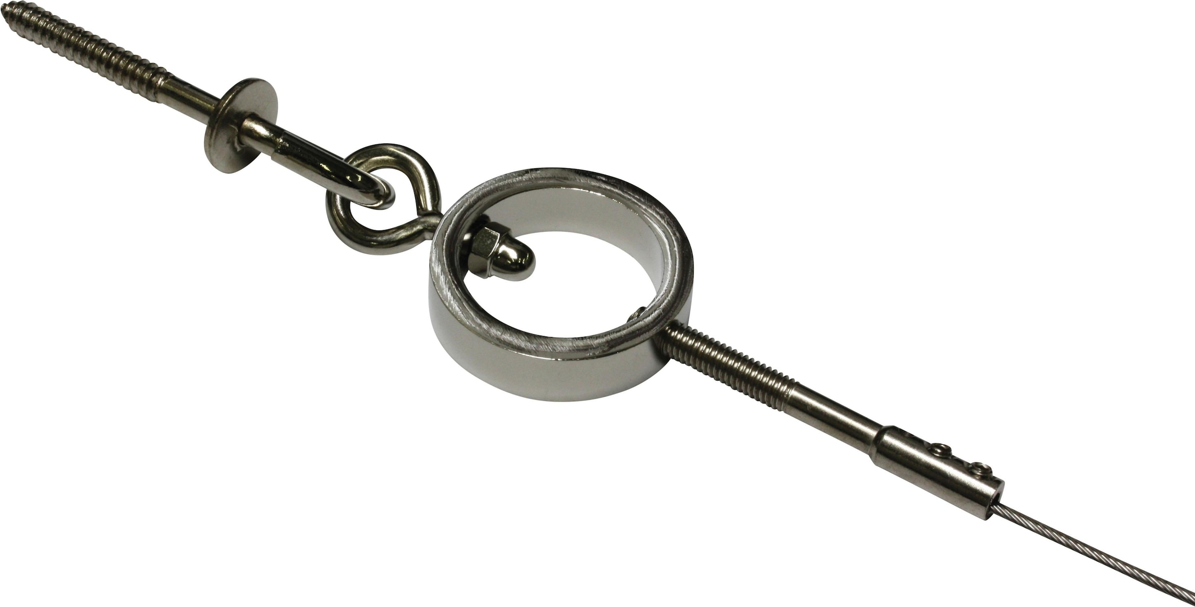 Image of GARDINIA Seilspanngarnitur "Ring" Nur auf festem Untergrund montieren