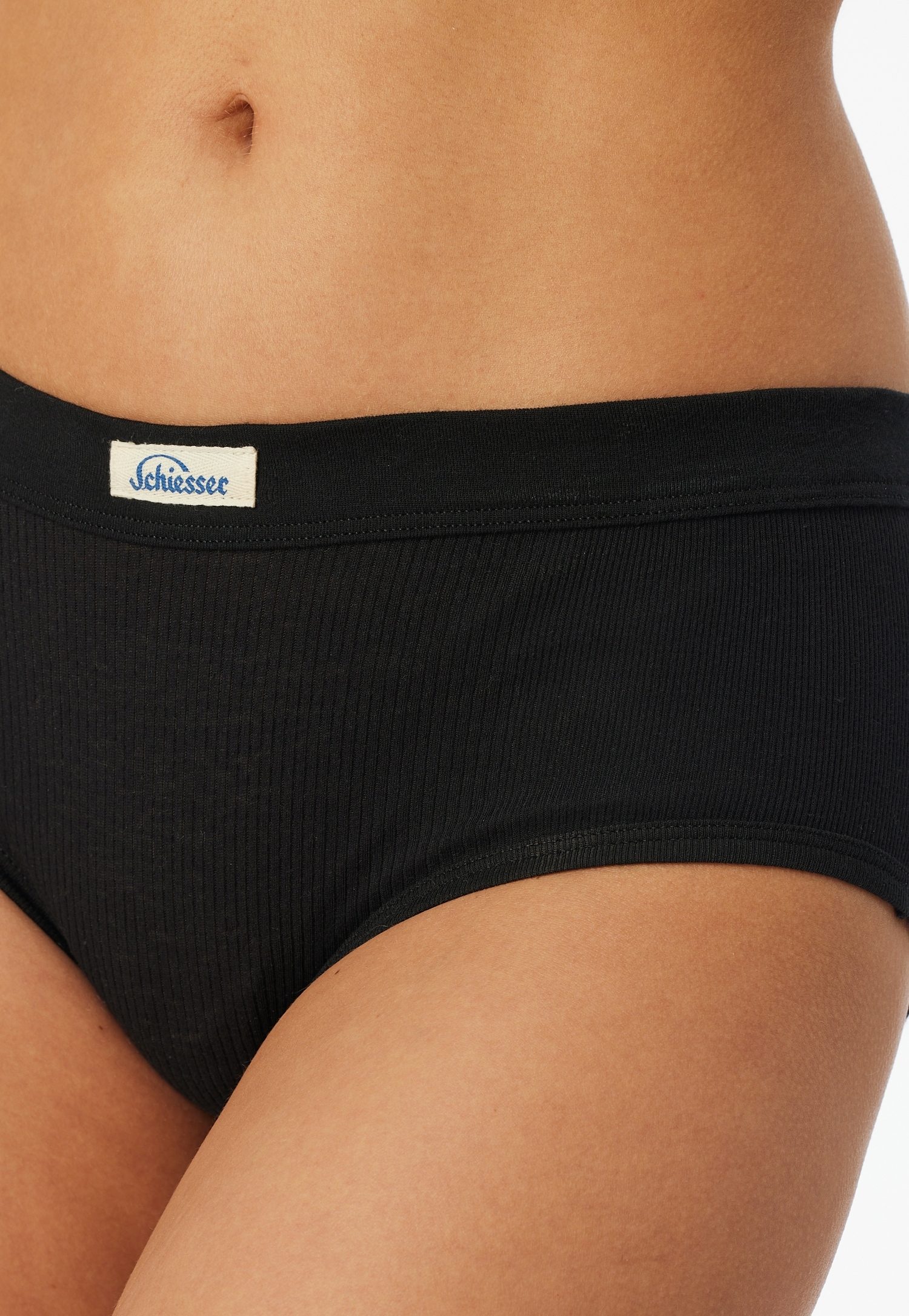 Schiesser Panty »"Panty - REVIVAL"«, mit platziertem Rippmuster und breitem Bundgummi