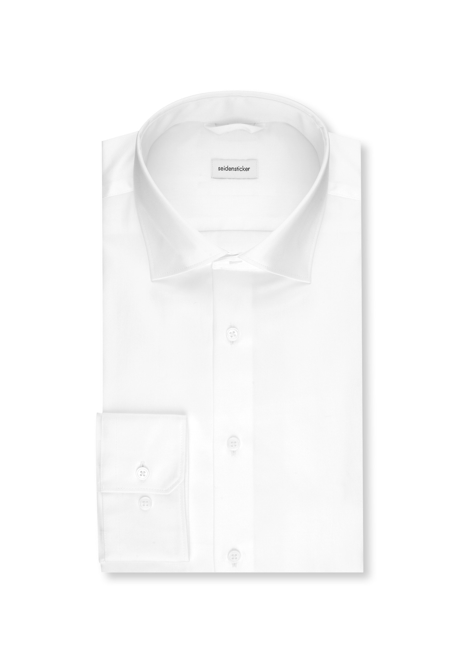 seidensticker Chemise d'affaires »Schwarze Rose« Shaped 1/1 Extra lang Kentkragen Uni