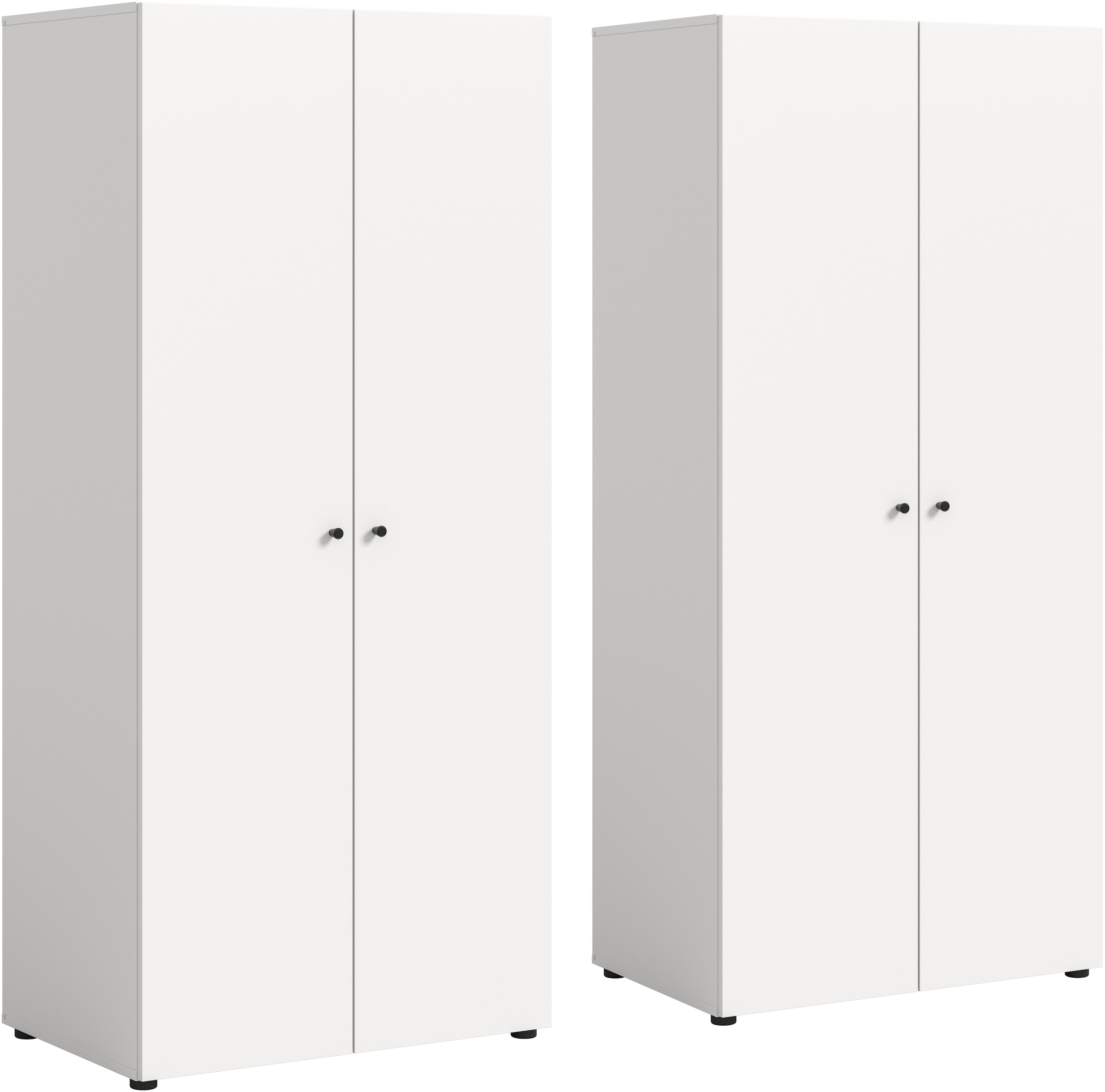 Home affaire Kleiderschrank »BILLINGS, TOPSELLER!, Schlafzimmerschrank, Schrank, Garderobenschrank« OTTO BESTSELLER, Garderobe & Schlafzimmer,  Breite 160cm, weiss, 4-türig, inkl. 2 Kleiderstangen und 2 Ablageböden
