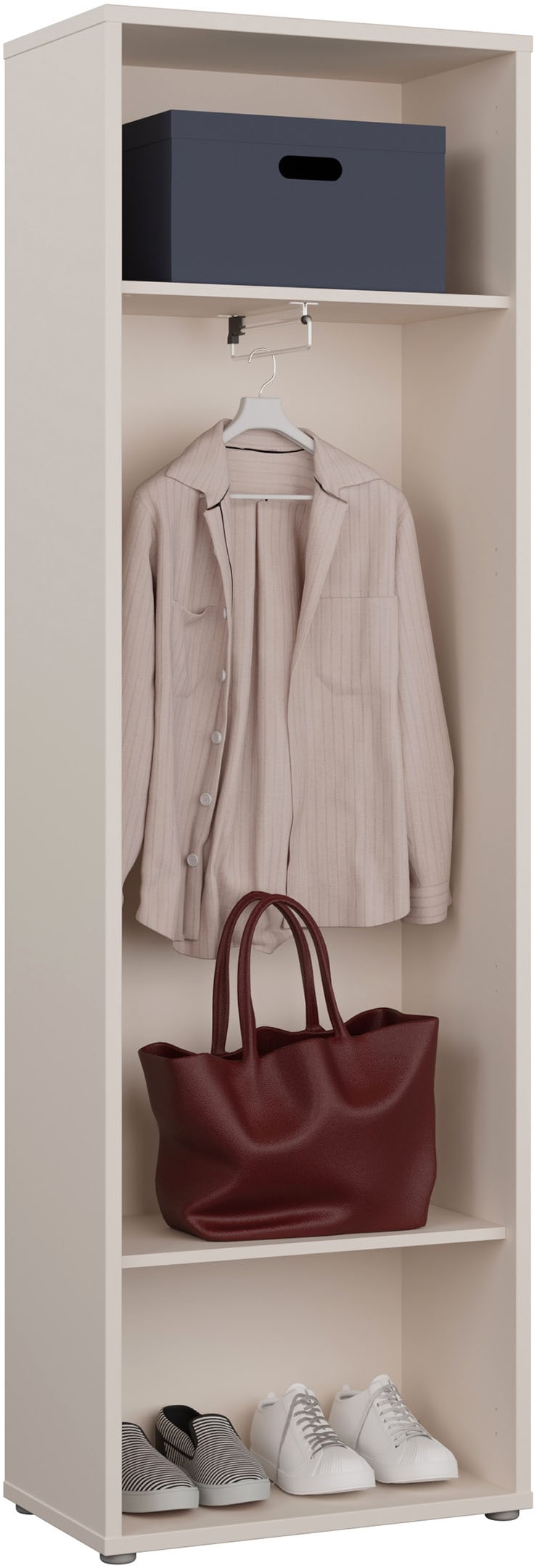 FORTE Armoire vestiaire »Alice Springs« L/H/P 59,8/191,9/34,9 cm Push to open