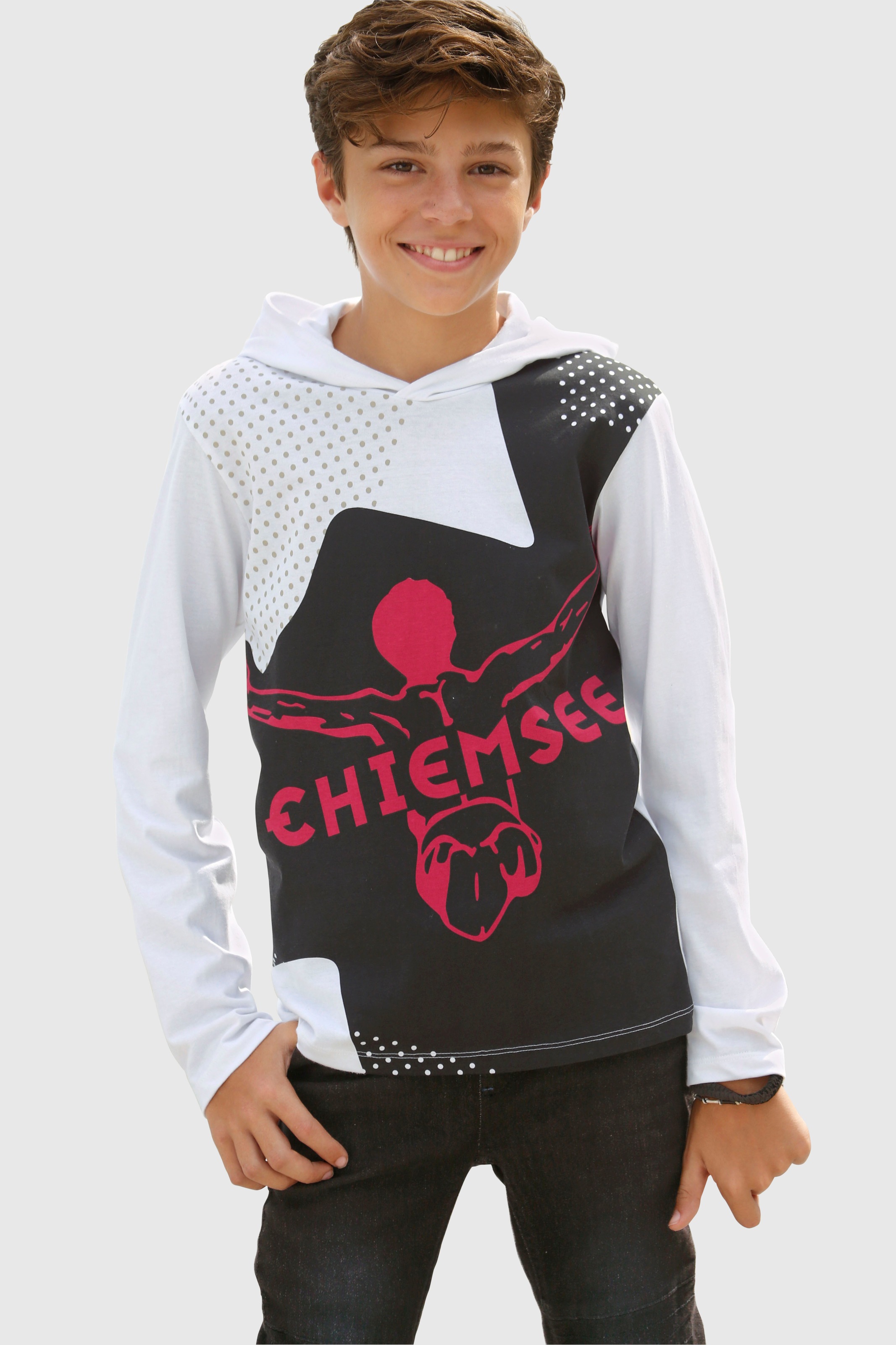 Image of Chiemsee Langarmshirt, mit grossem Druck bei Ackermann Versand Schweiz