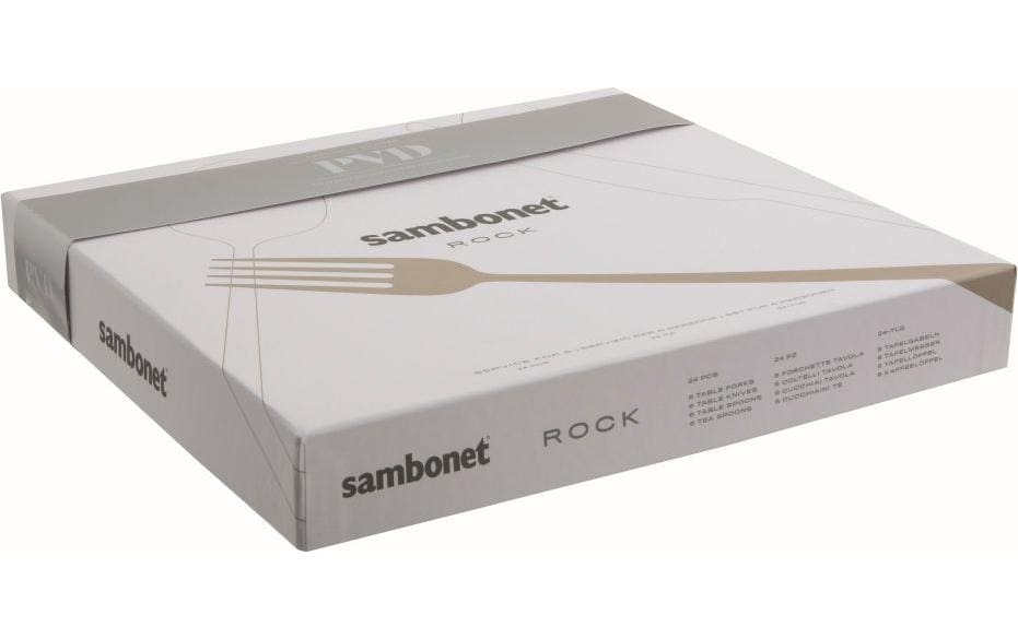 sambonet Besteck-Set »Rock 24-teilig«, (24 tlg.)