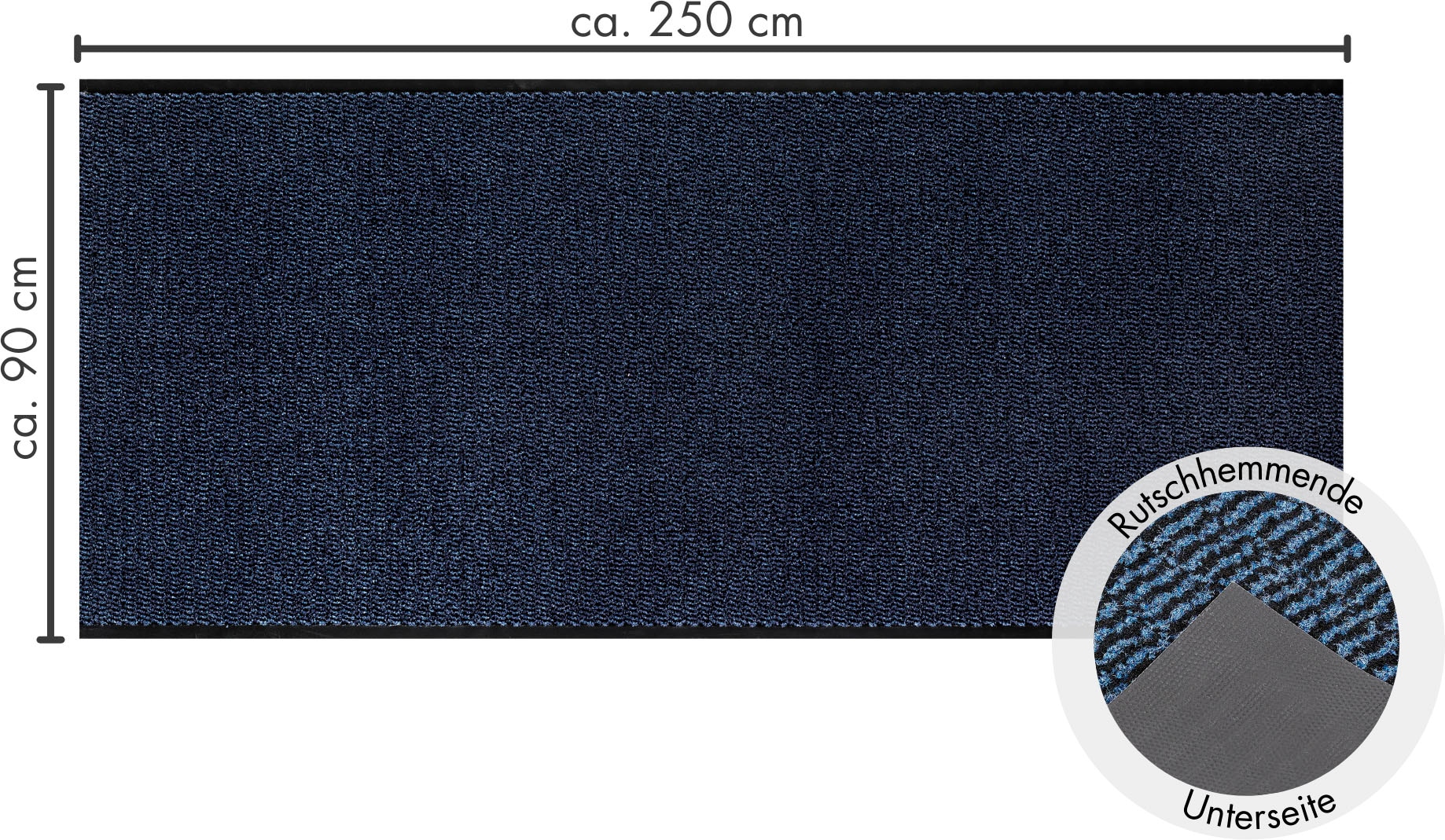 Andiamo Fussmatte »Easy, Made in Netherlands«, rechteckig, 5 mm Höhe, Schmutzfangmatte, rutschhemmend, Innen- und überdachten Aussenbereich