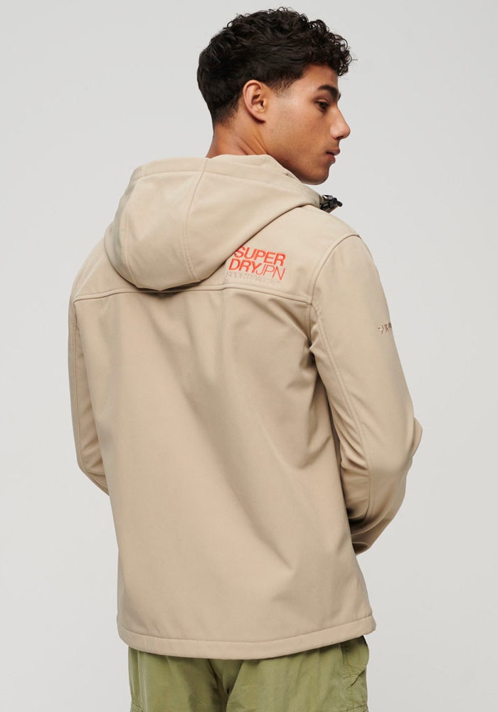 Superdry Softshelljacke »HOODED SOFT SHELL JACKET«, mit Kapuze