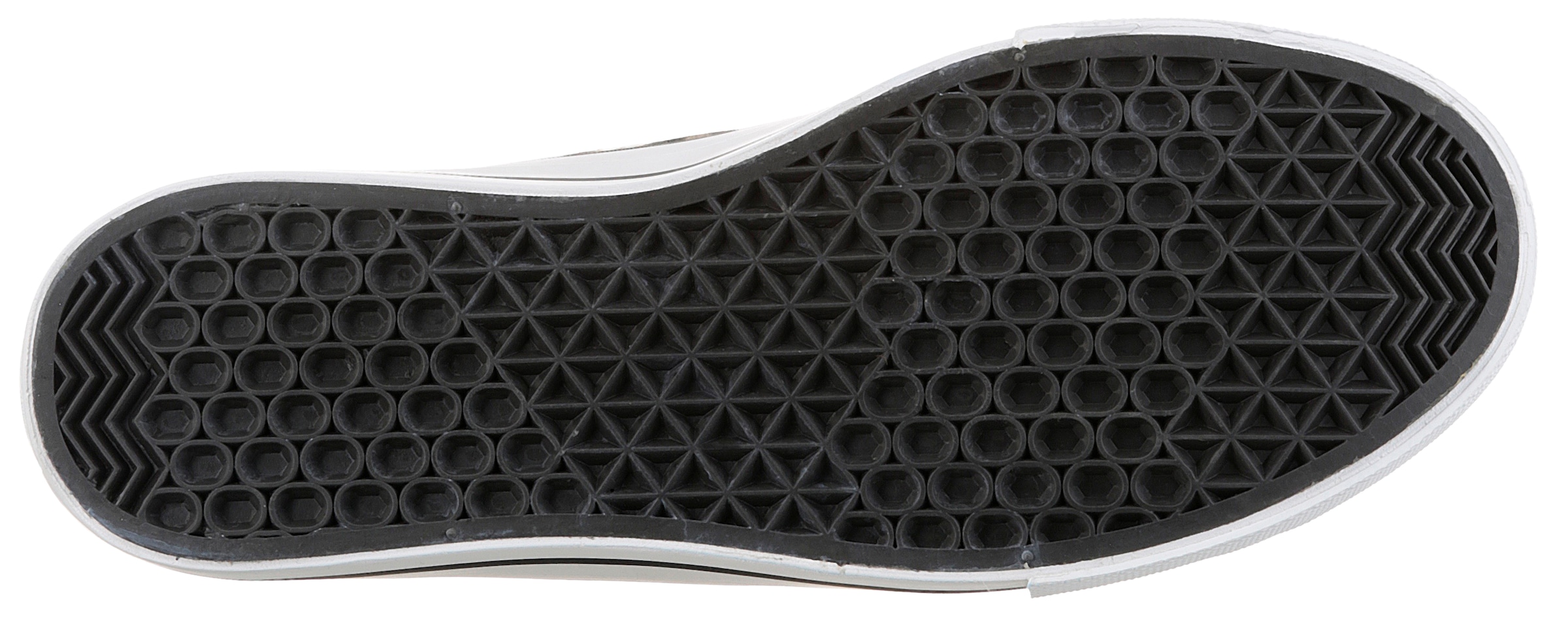 Aniston SHOES Sneakers  Freizeitschuh, Sneaker mit klassischen umlaufenden schwarzen Streifen