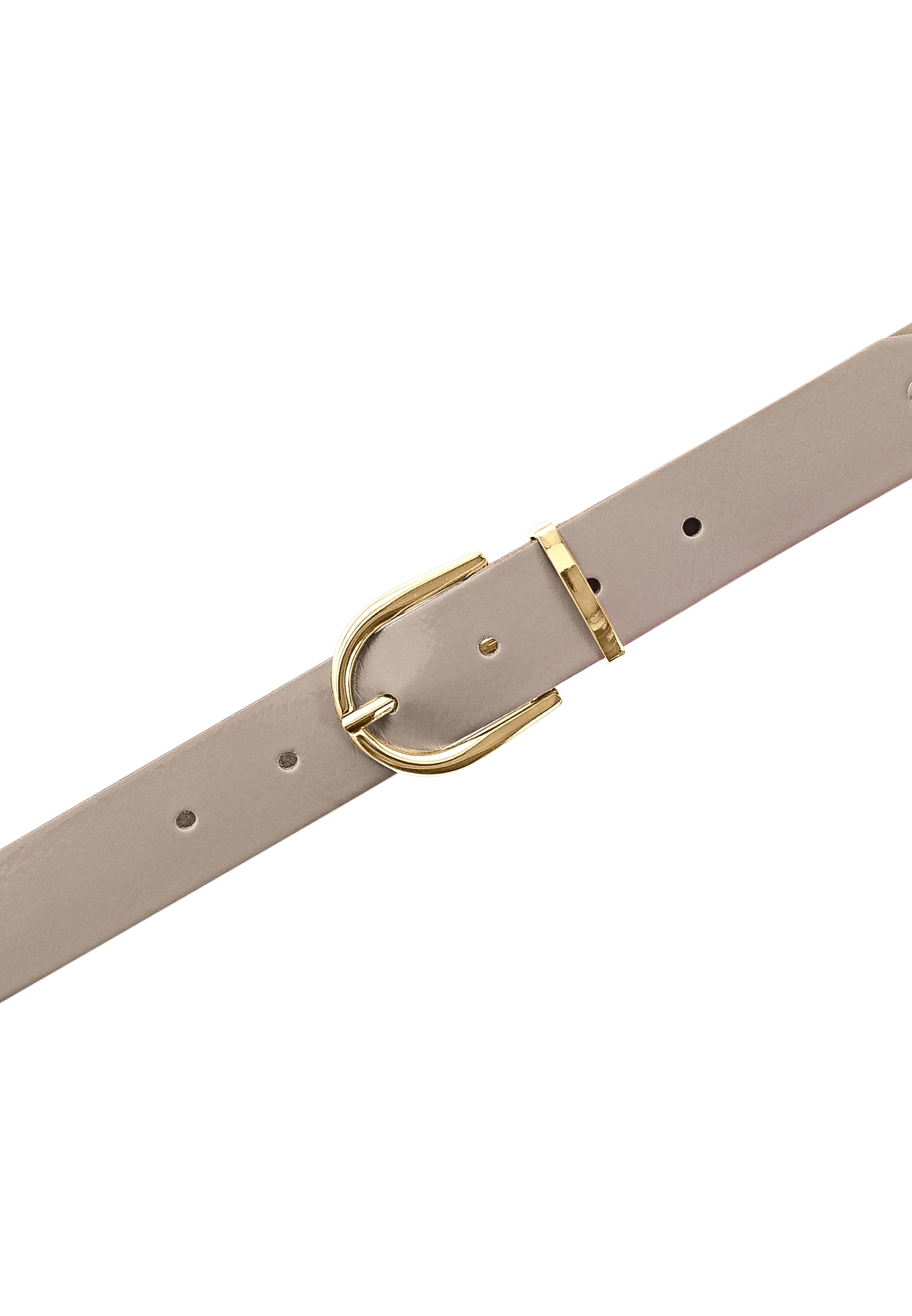 Tamaris Ceinture en cuir »"Ellen Gold"« 3 cm breit, klassische Dornschnalle in glänzendem Goldton