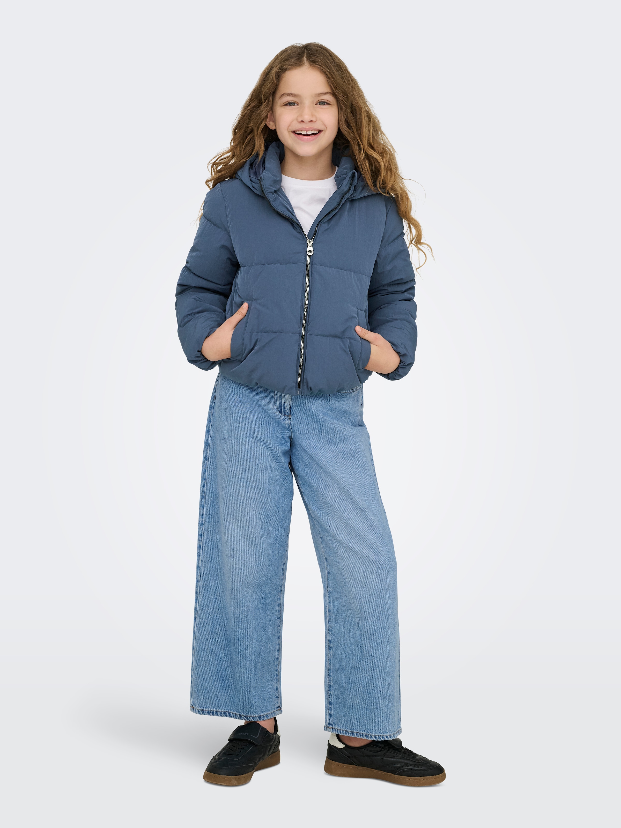 KIDS ONLY Veste matelassée »KOGDOLLY SHORT PUFFER JACKET OTW« mit Kapuze
