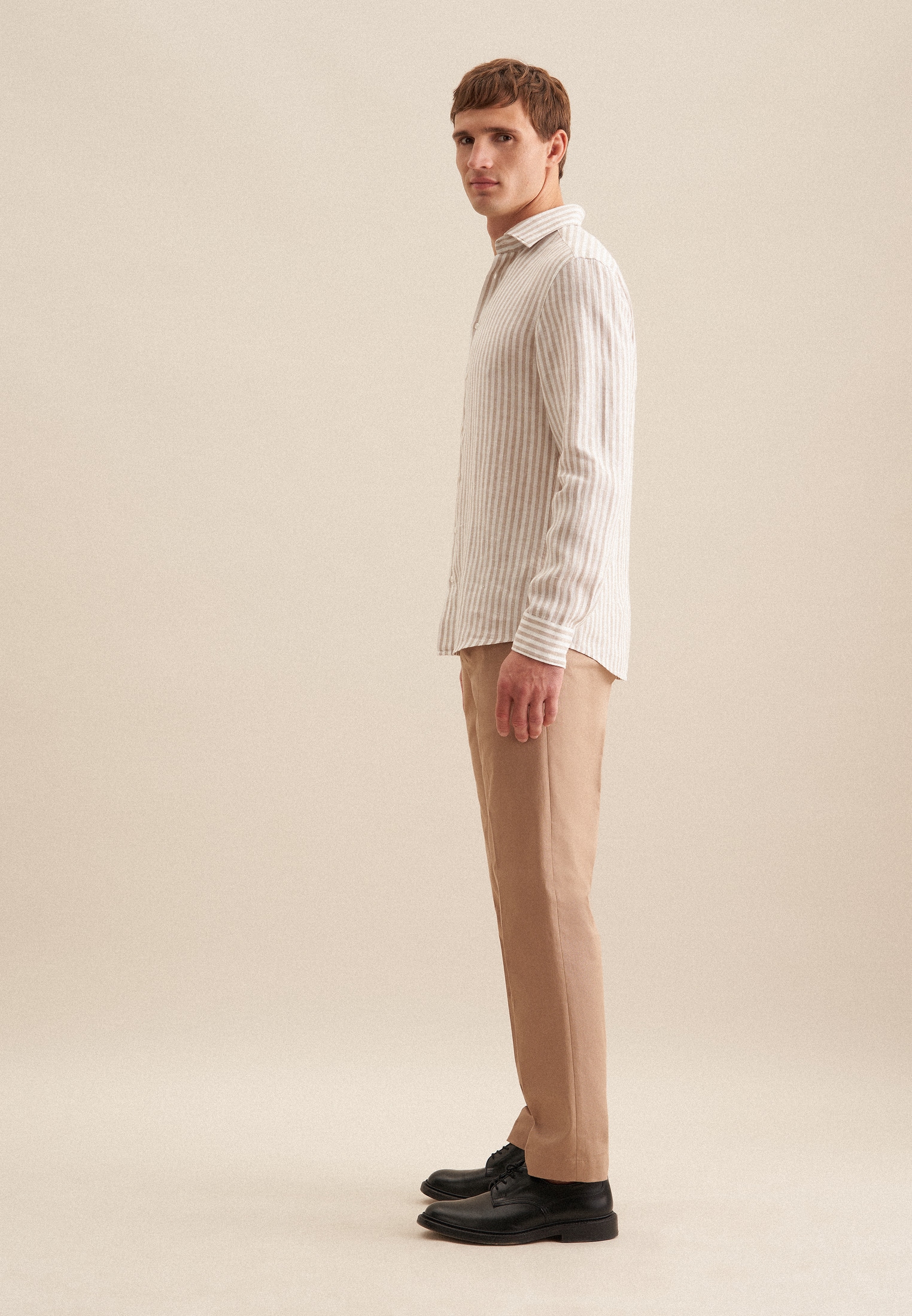 seidensticker Chemise d'affaires »Shaped« Shaped 1/1 Kentkragen Streifen