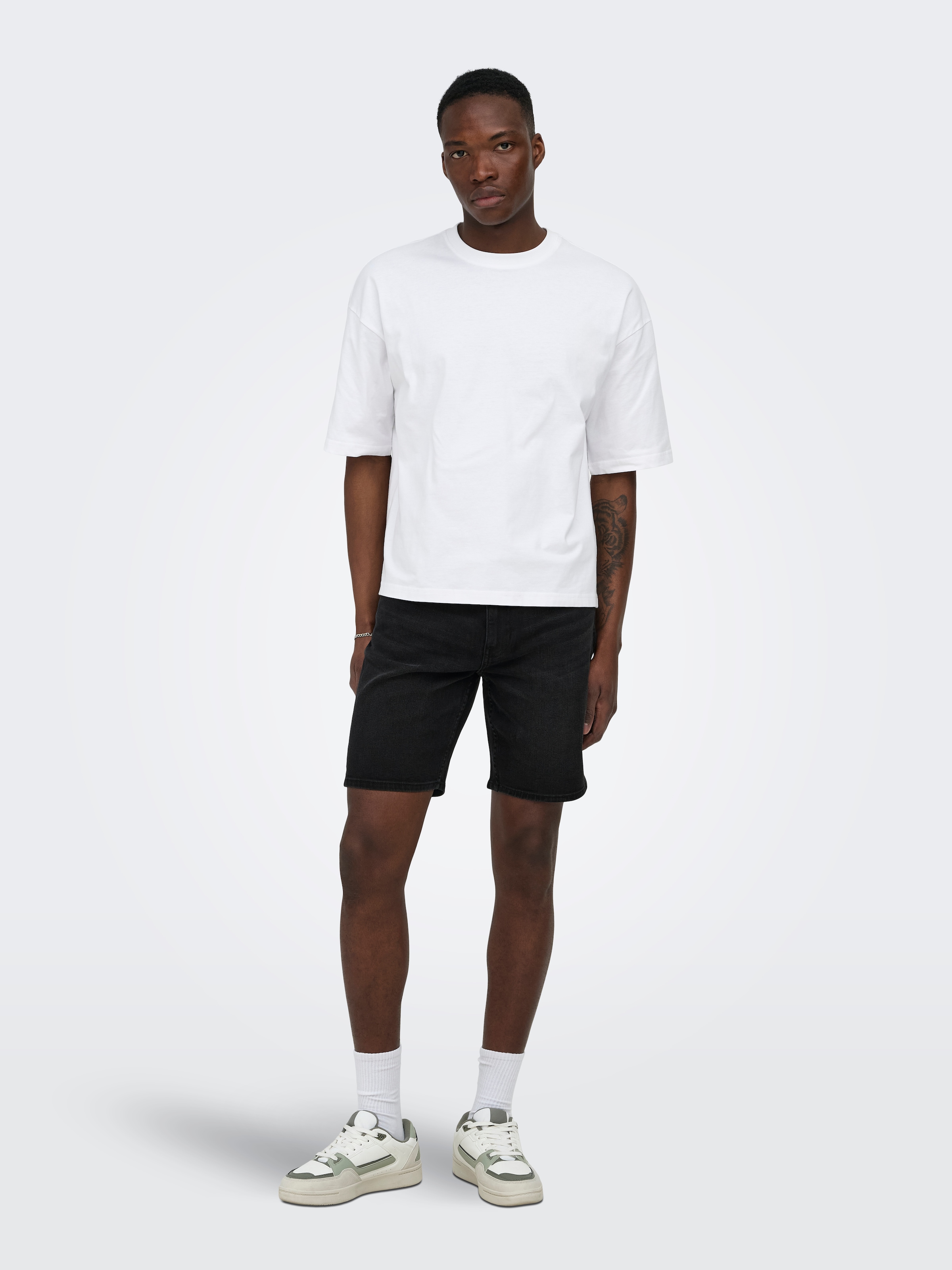 ONLY & SONS Short »ONSWEFT BOX PIM DNM SHORTS OTL«