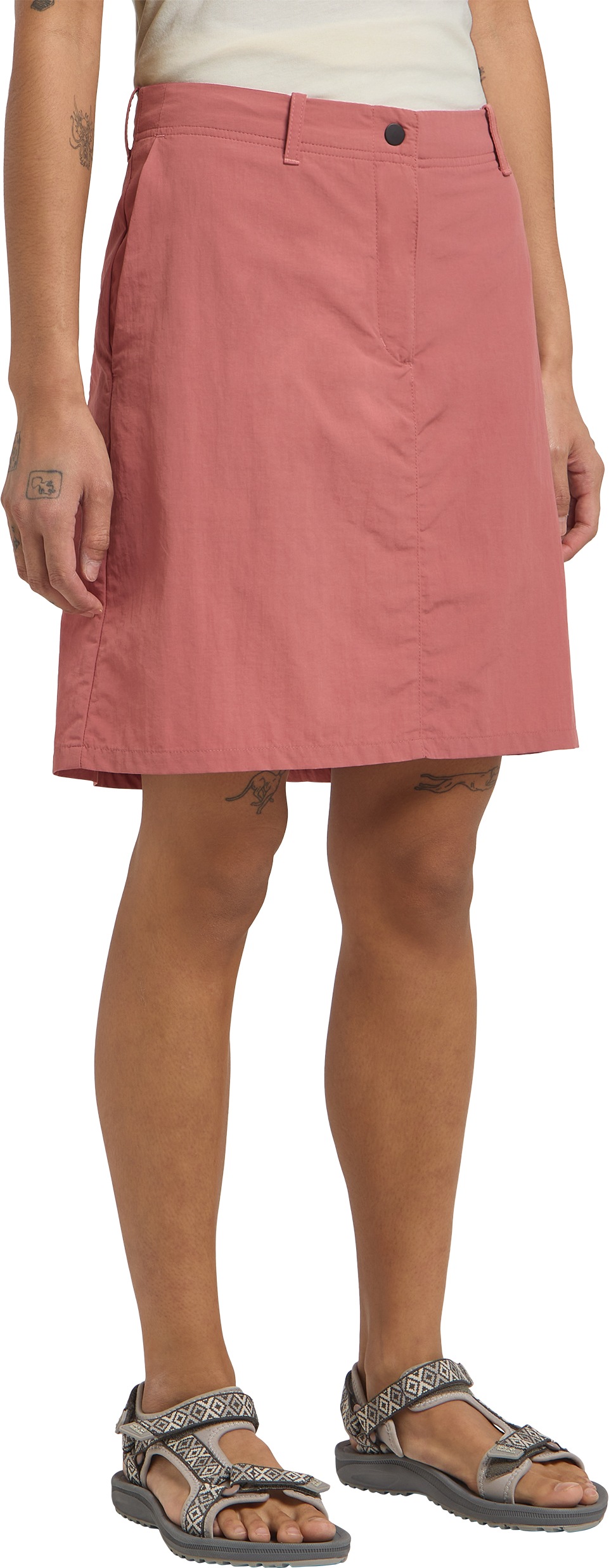 Image of Jack Wolfskin Sommerrock "TIHAMA SKORT W" mit Taschen, atmungsaktives TEXADRI FULL DULL NYLON PLAIN WEAVE-Gewebe