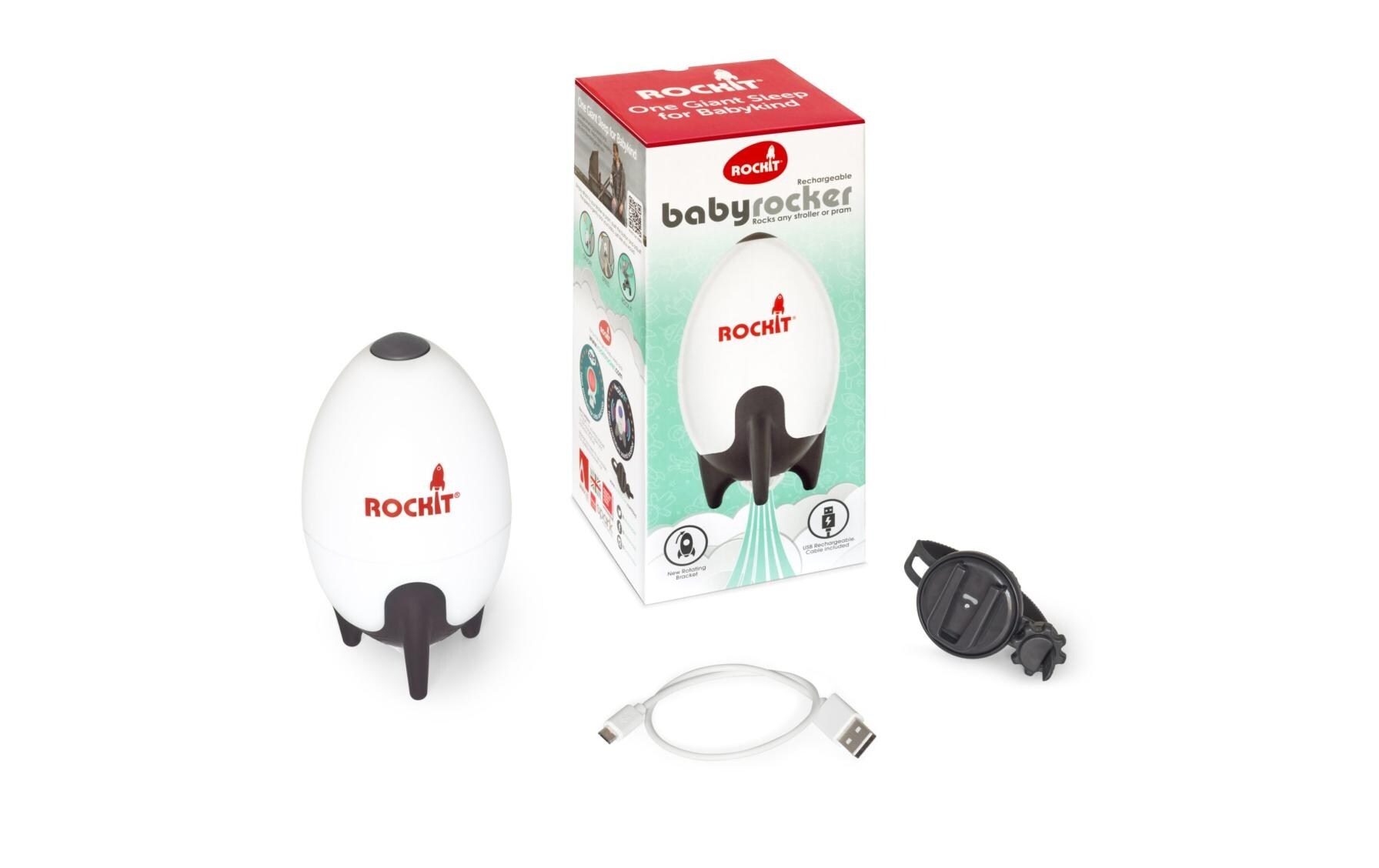   Kinderwagen-Adapter »ROCKIT USB Rockit Rocker« Wiederaufladbarer Babyrocker