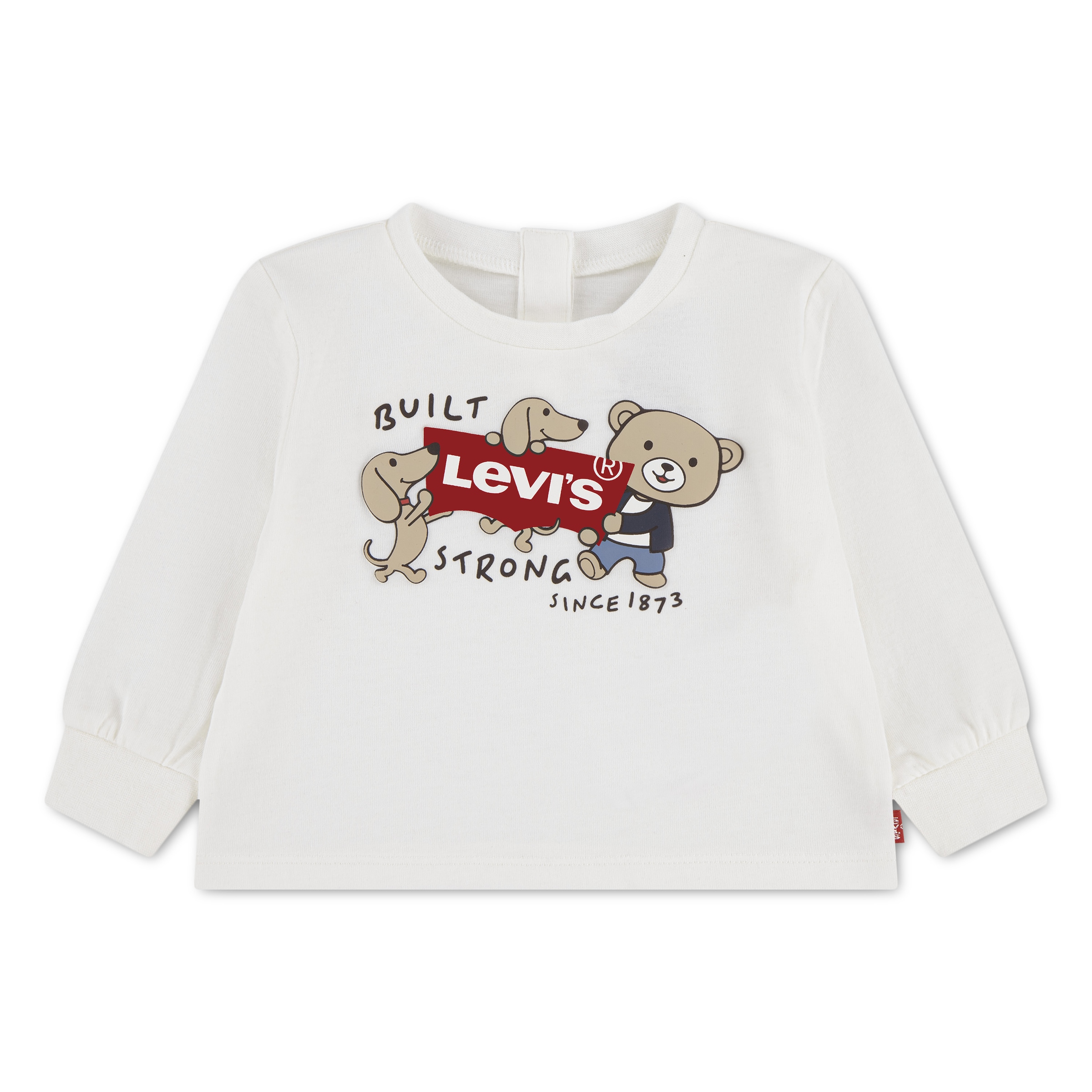 Image of Levis Kids Langarmshirt "LVB GRAPHIC LS TEE" mit Motivprint, Baumwoll-Mix - for Boys