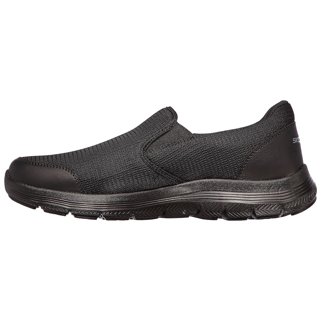 Skechers Slip-On Sneaker »FLEX ADVANTAGE 4.0«, Slipper, Schhlupfschuh, Komfortschuh mit Air Cooled Memory Foam