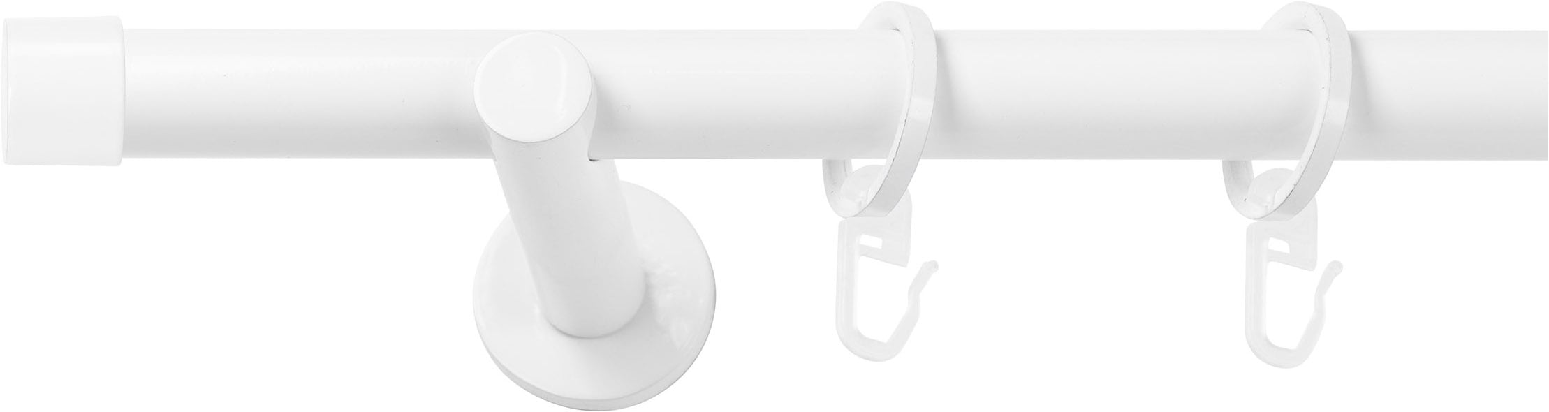 SN DECO GROUP Tringle à rideaux Ø 19 mm 1 course-läufig Fixmass;kürzbar