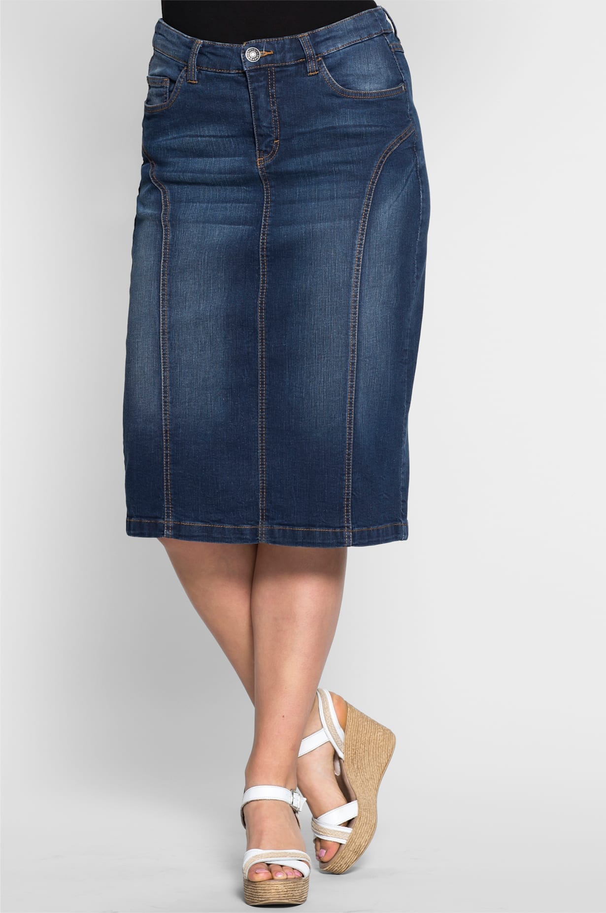 Image of Sheego Jeansrock