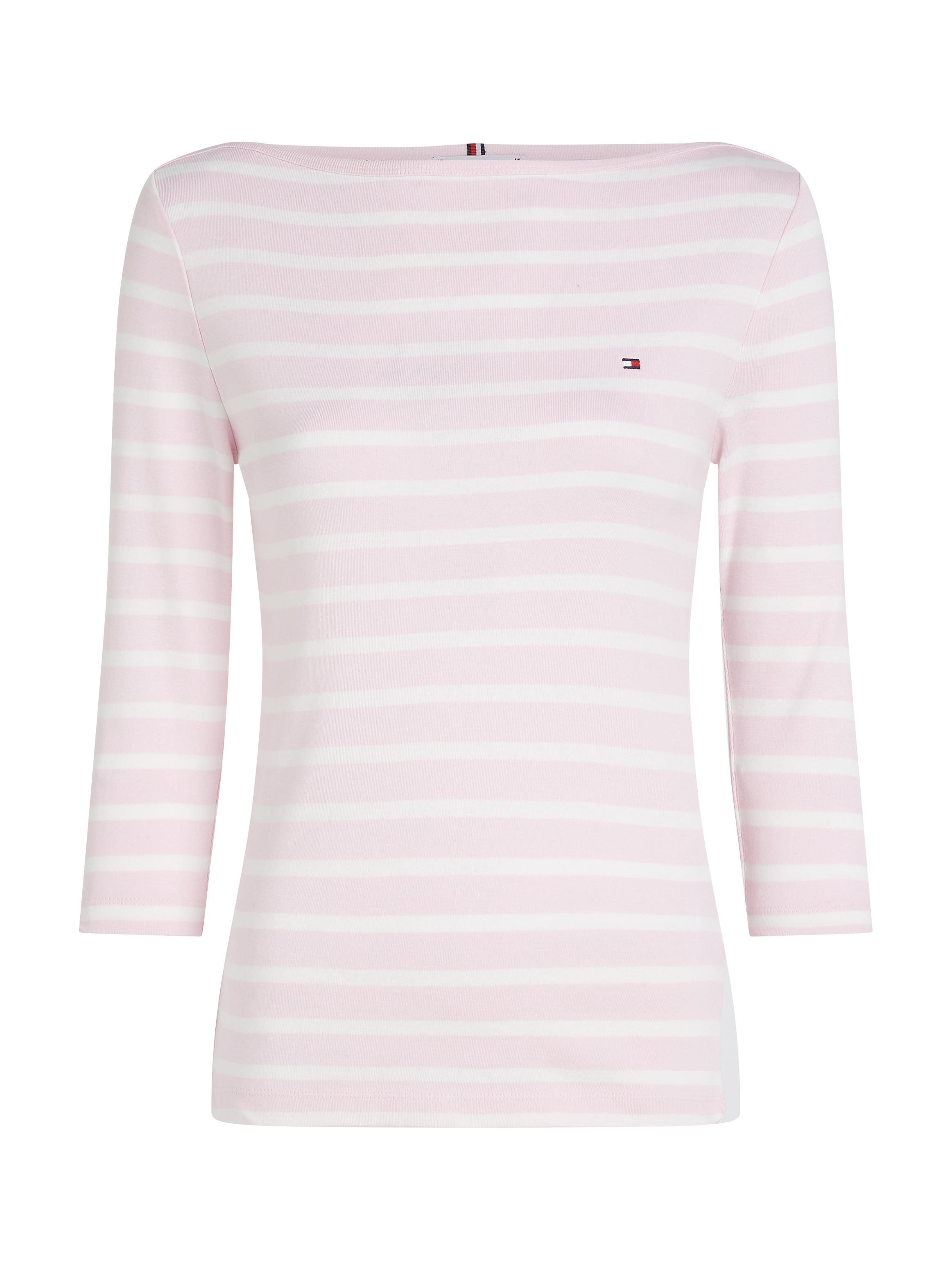 Tommy Hilfiger 3/4-Arm-Shirt »NEW CODY SLIM BOAT-NK 3/4SLV«, mit Logostickerei