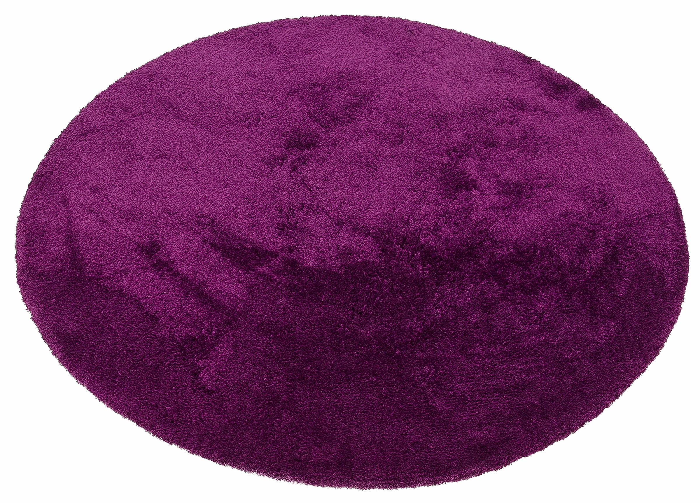 Image of my home Hochflor-Teppich »Magong«, rund, 25 mm Höhe, besonders weich durch Microfaser, einfarbiger Teppich, ideale Teppiche für Wohnzimmer, Schlafzimmer, Esszimmer bei Ackermann Versand Schweiz