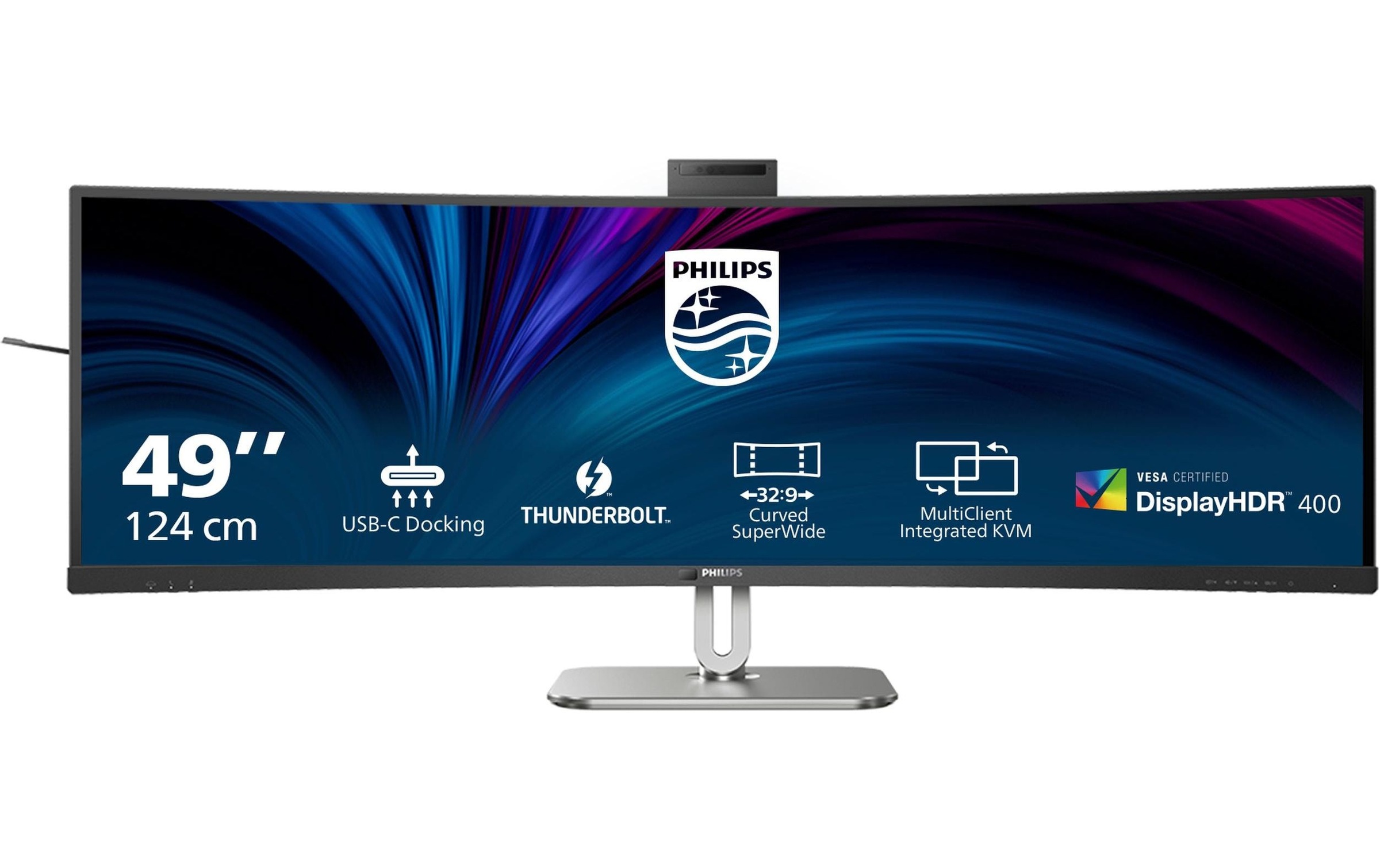 Image of Philips Curved-LED-Monitor "49B2U6903CH/00" 123,46 cm/48,8 ″ 5120 x 1440 px