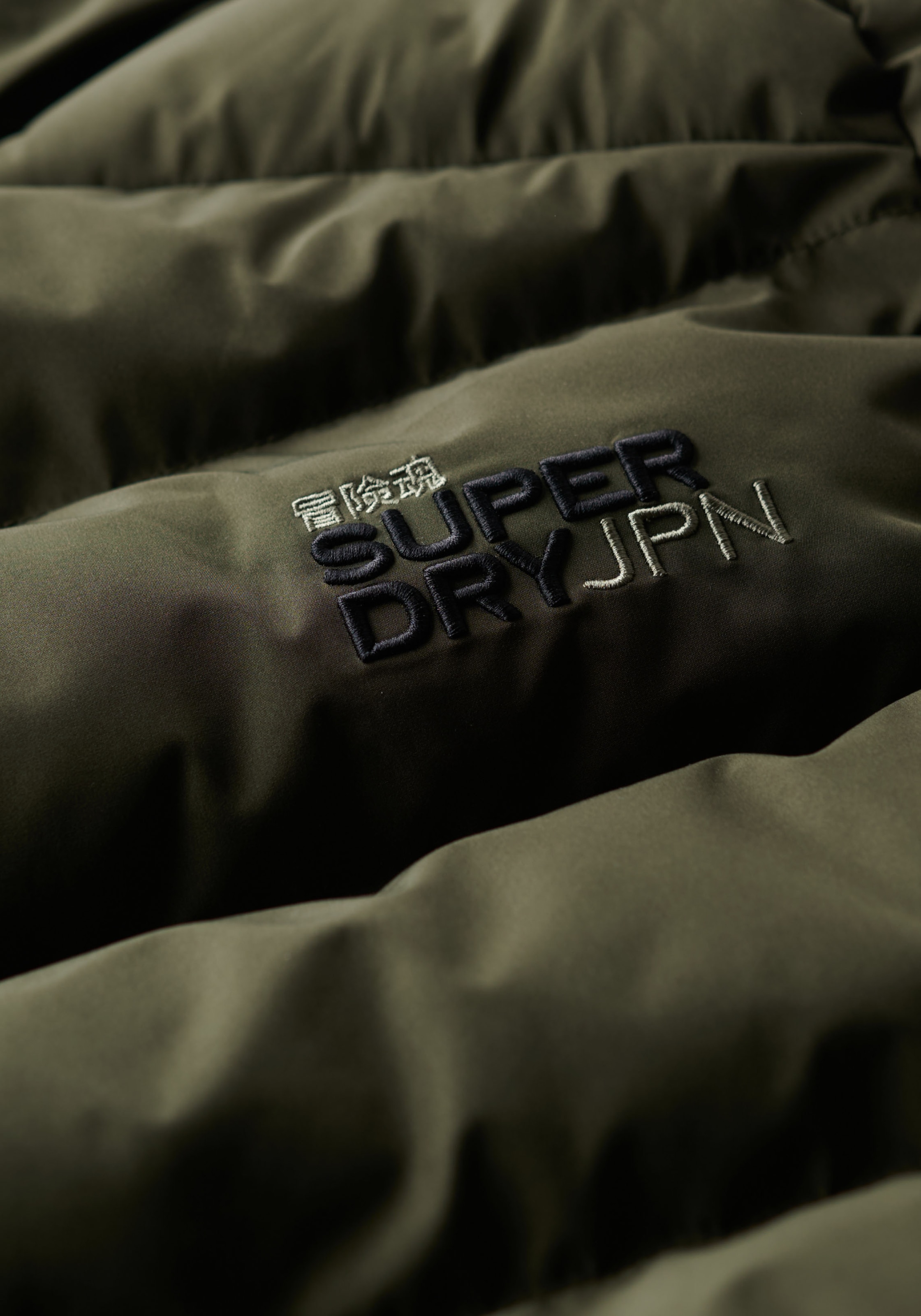 Superdry Steppjacke »HOODED SPORTS PUFFER JACKET«, mit Kapuze
