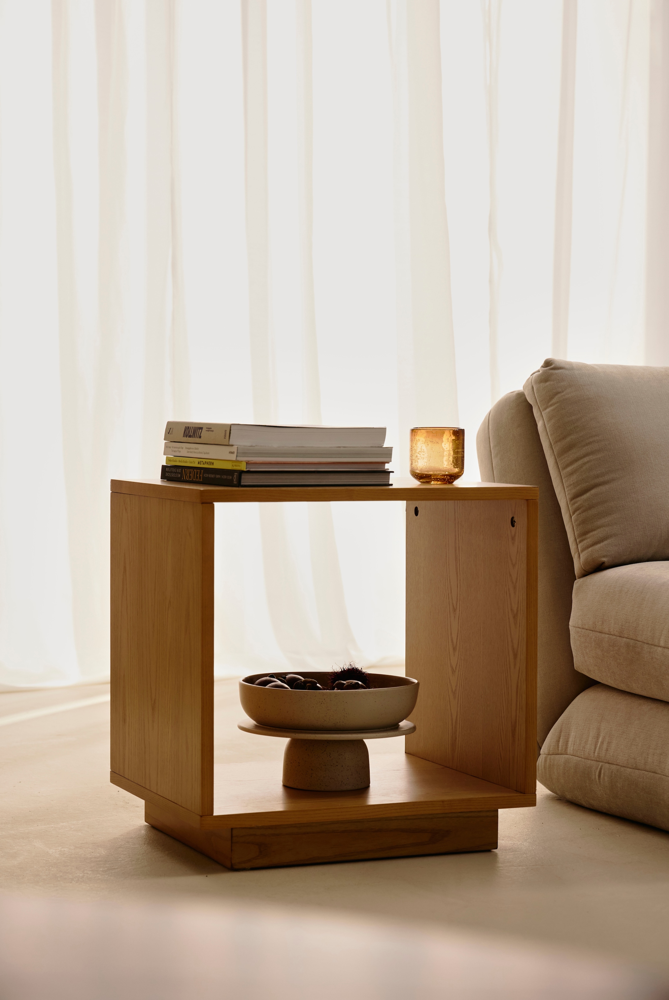 LeGer Home by Lena Gercke Beistelltisch »Grelia« Minimalistischer Würfel,  klare Linien, vielseitig einsetzbar, B 50 cm