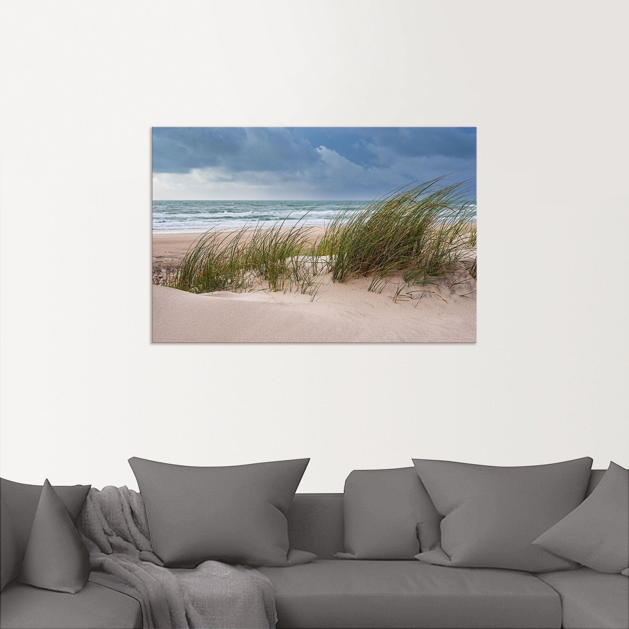 Artland Poster »Düne und Strand bei Hirtshals Dänemark I«, Küstenbilder, (1 St.), als Alubild, Outdoorbild, Leinwandbild in verschied. Grössen