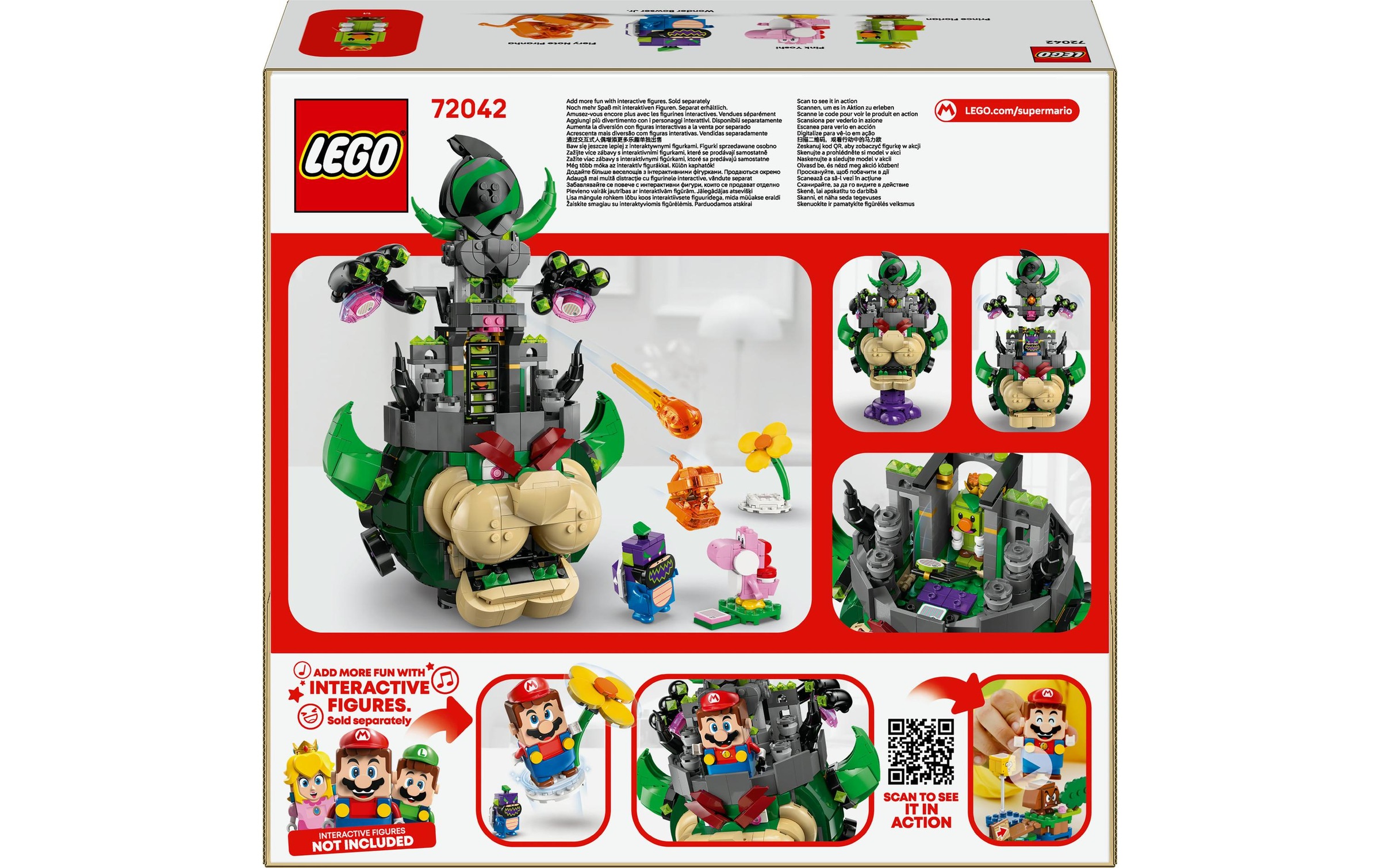 LEGO® Spielbausteine »LEGO® Super Mario Prinz Florian und Schloss-Bowser 72042«