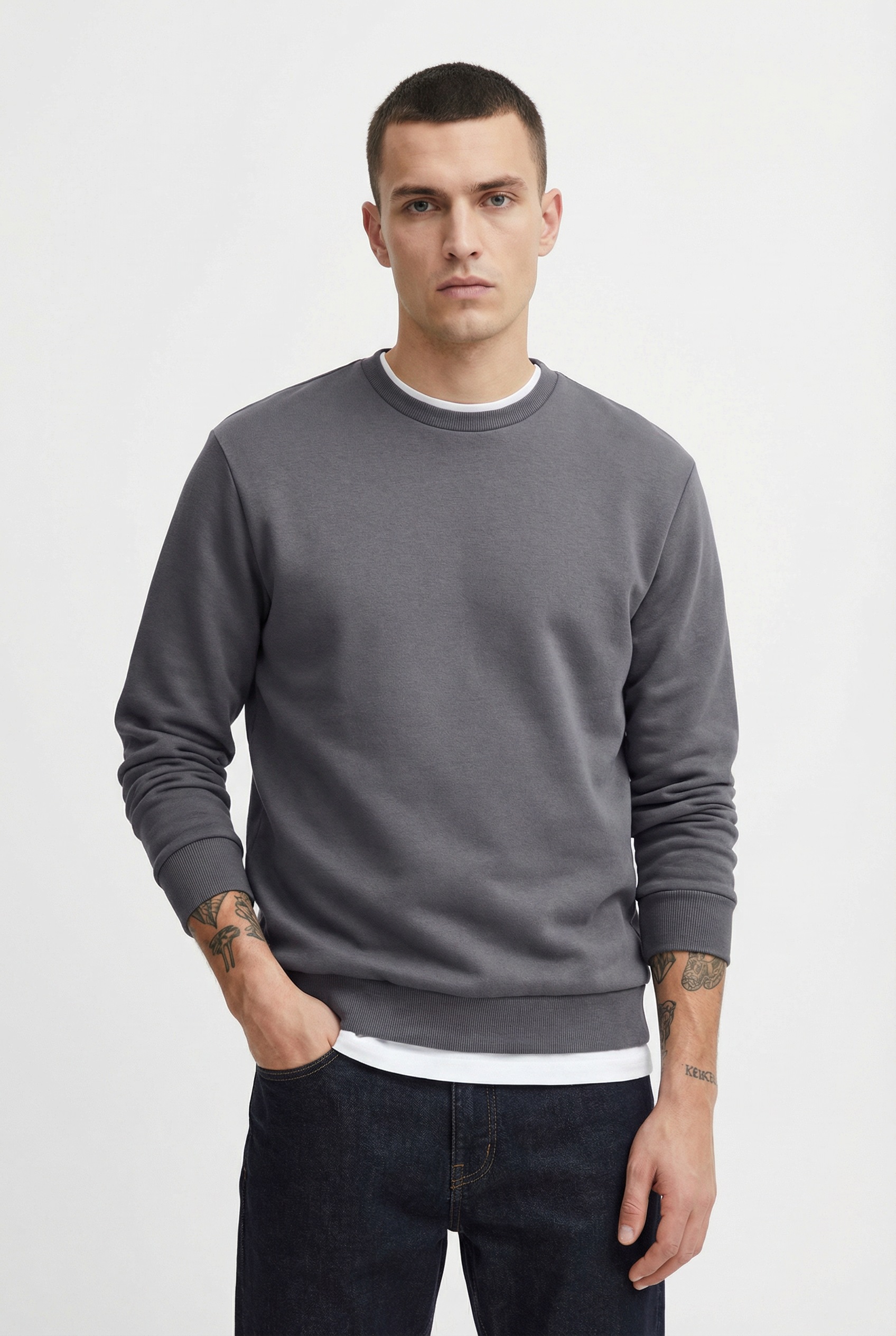 Image of ONLY & SONS Sweatshirt "ONSCERES CREW NECK NOOS", Baumwollmischung, regular fit