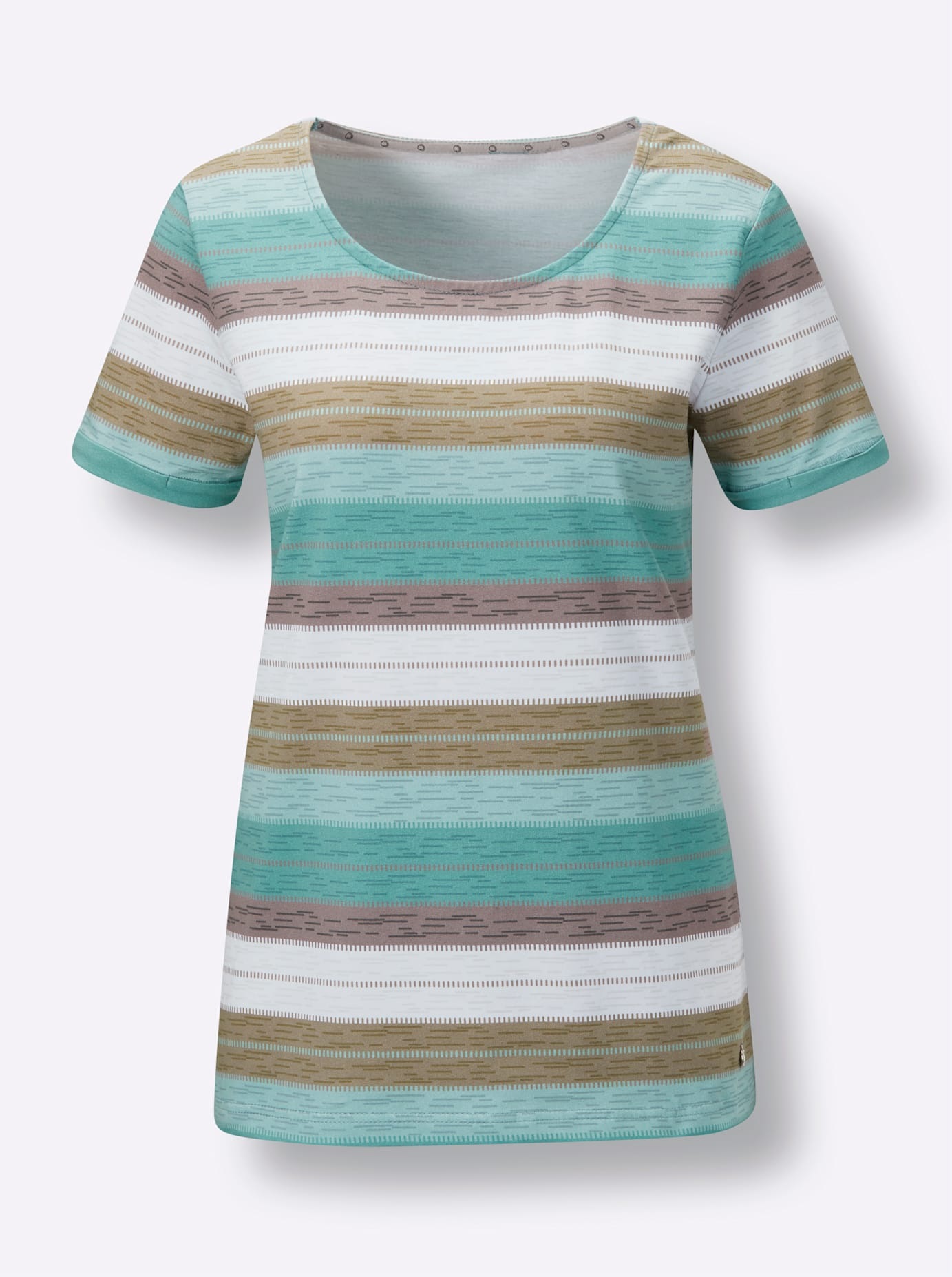 CREATION L PREMIUM T-Shirt »Pima-Baumwoll-Shirt«, (1 tlg.)
