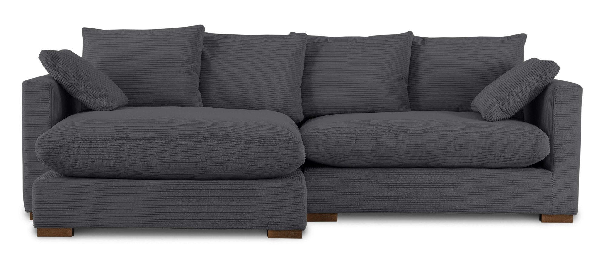 Home affaire Ecksofa »Coray« Breite 266 cm, extra weich und kuschelig, mit Federn und Daunen