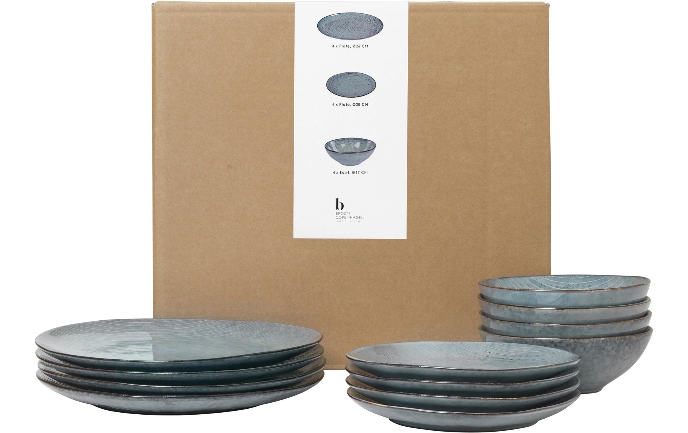 Image of Broste Copenhagen Kombiservice "Nordic Steingut 12-teilig"