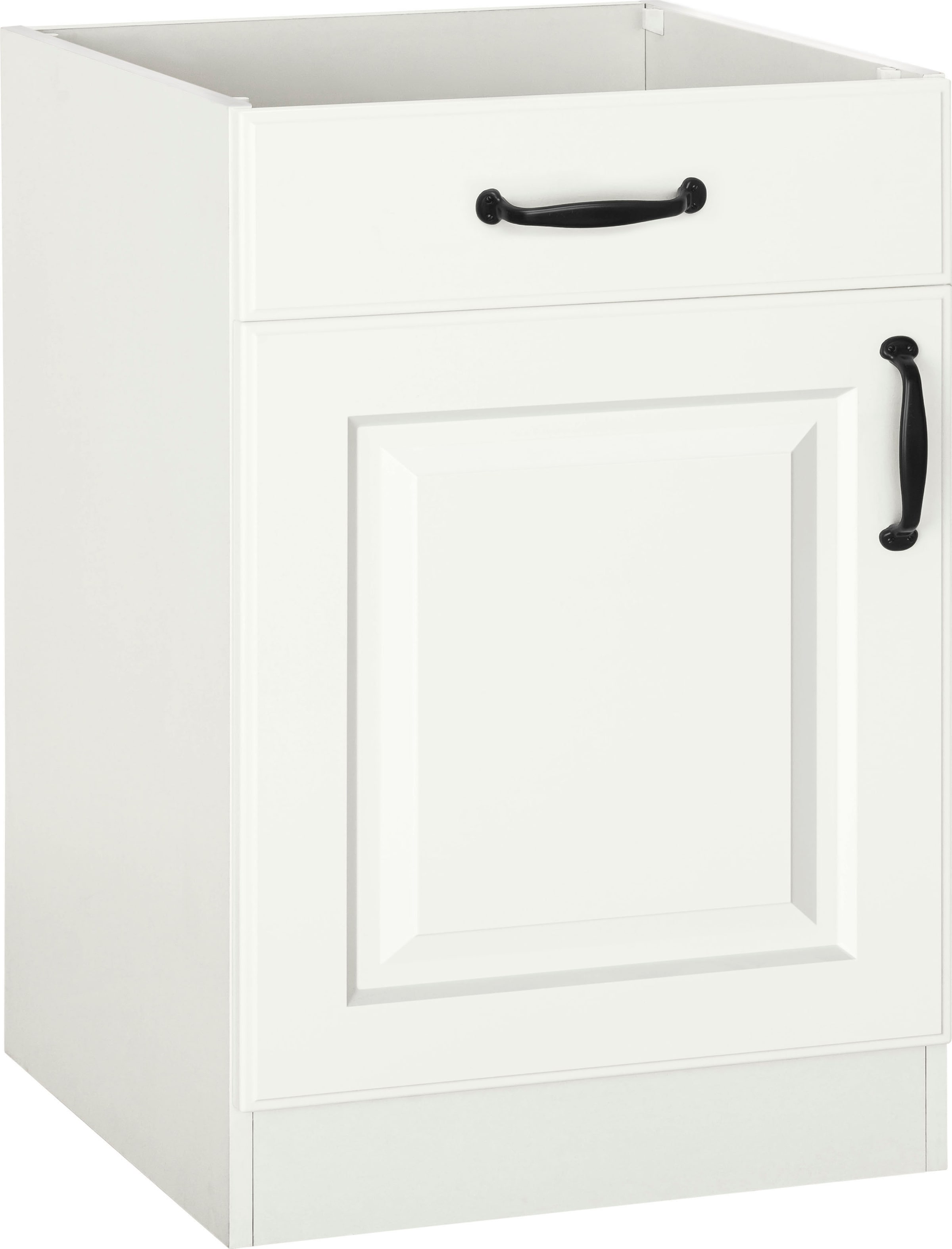 Image of wiho Küchen Unterschrank "Erla" 60 cm breit mit Kassettenfront, ohne Arbeitsplatte