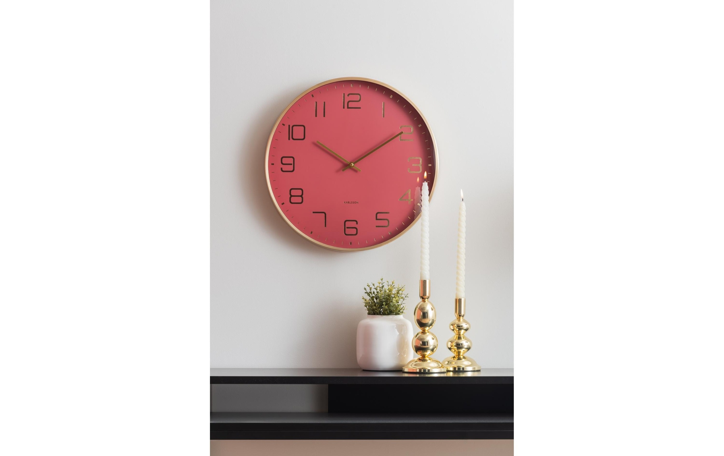 Karlsson Wanduhr »Elegance Glow«