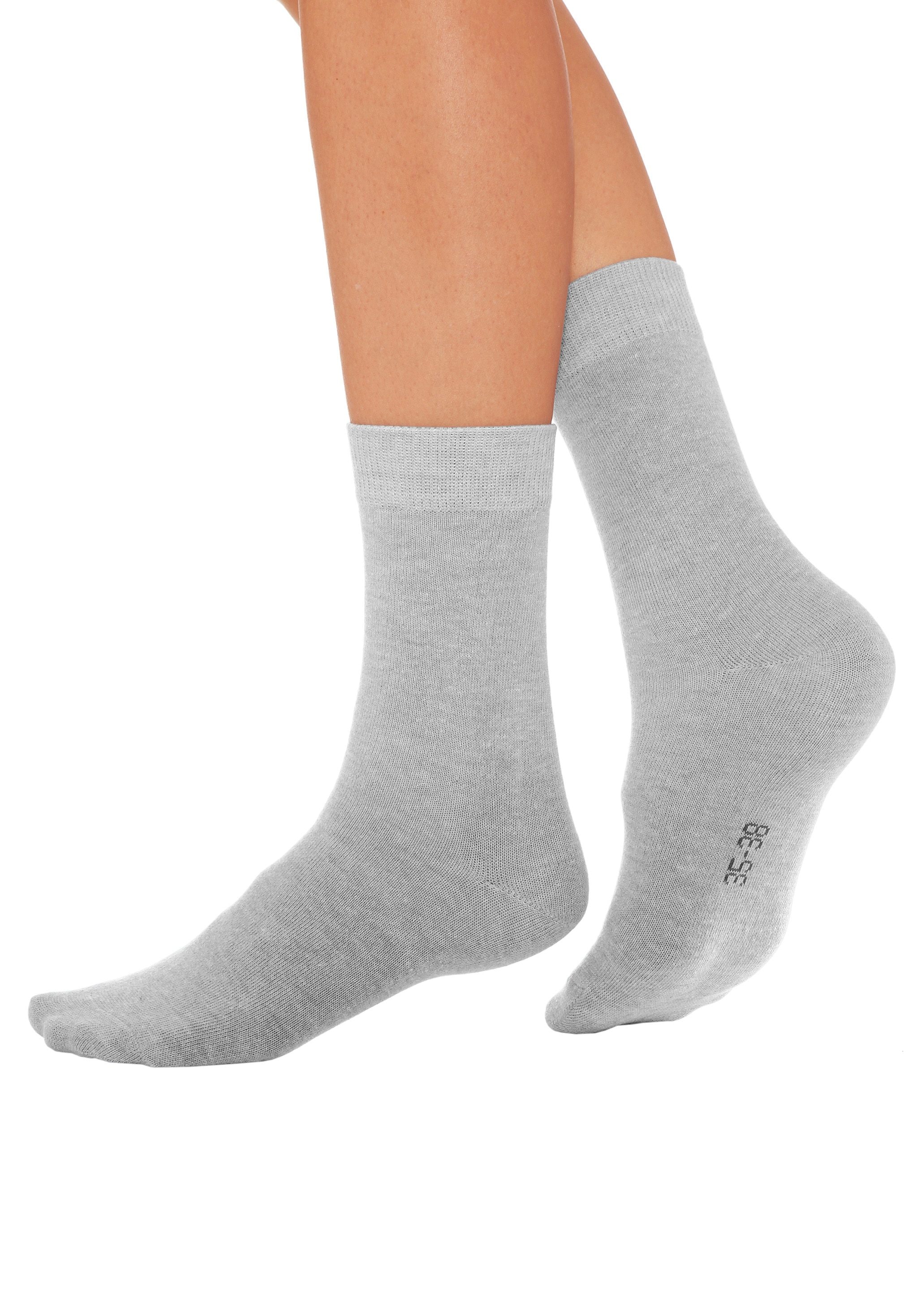 Lavana Basicsocken, (Set, 7 Paar), mit druckfreiem Bündchen  versandkostenfrei auf