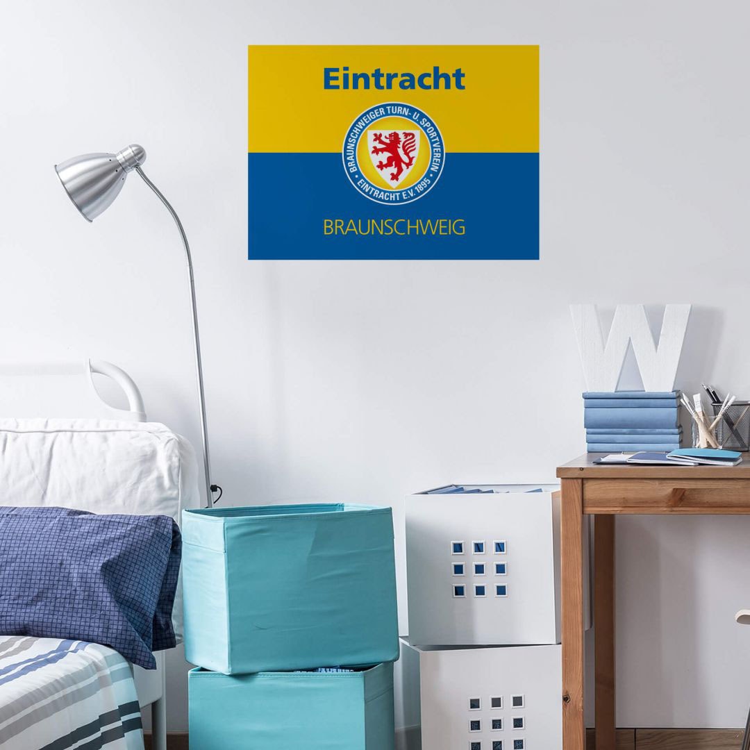Wall-Art Wandtattoo »Eintracht Braunschweig Banner«, (1 St.), selbstklebend, entfernbar