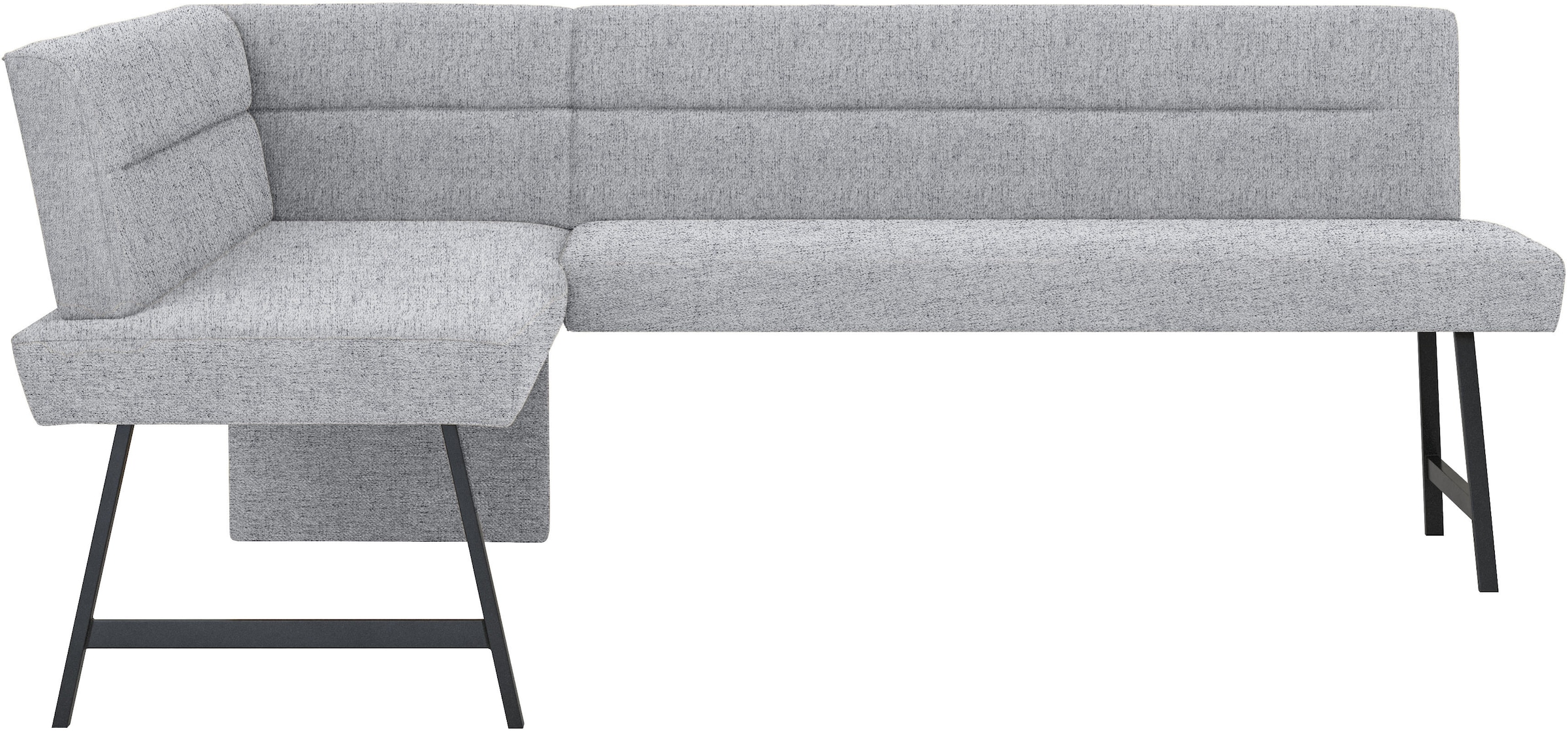 Home affaire Ensemble de bancs d'angle »Sava« Set, 4 cuis tlg. Eckbank mit Wellenfederung im Sitz, Tisch Massiv Eiche