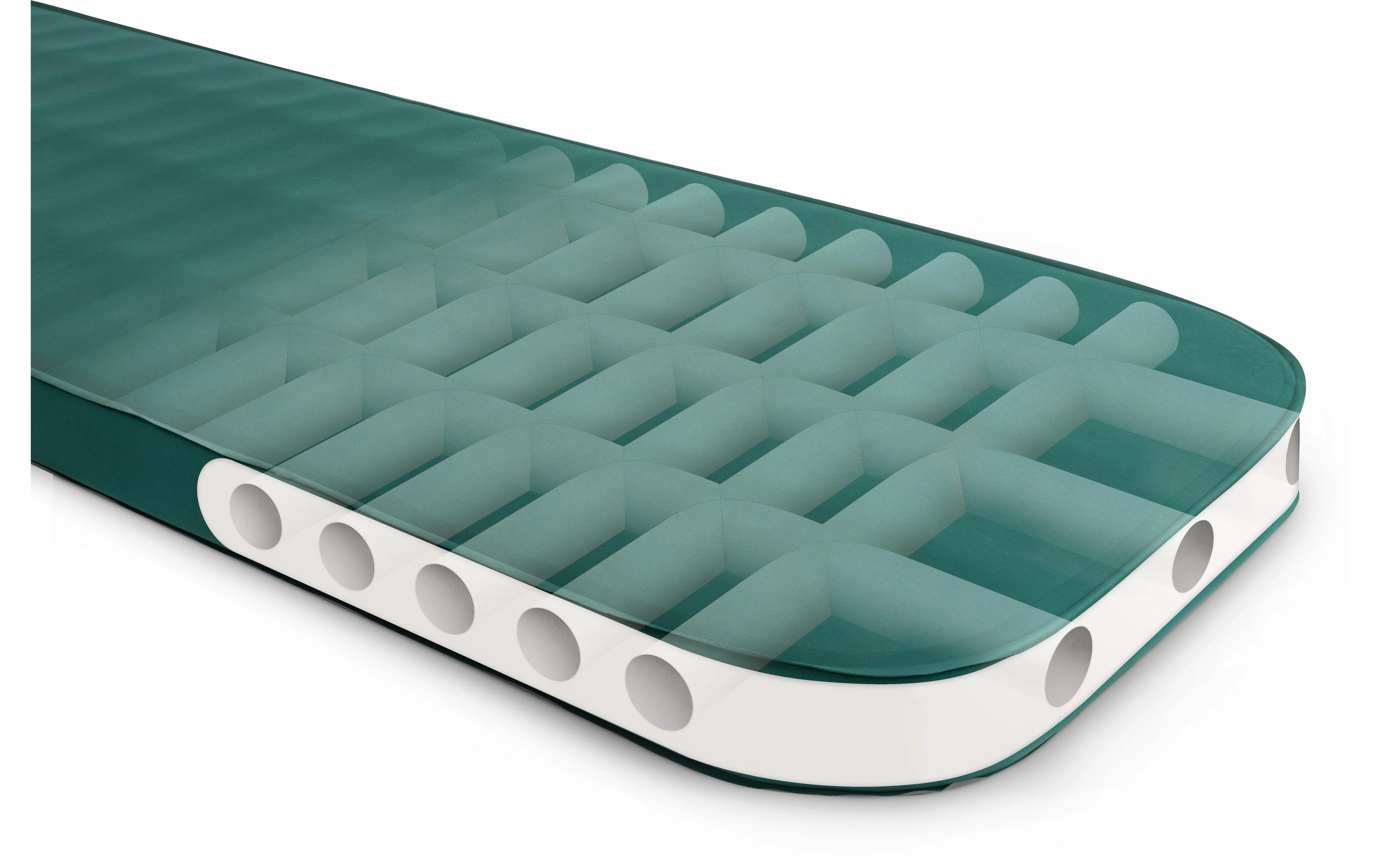 sea to summit Luftmatratze »Comfort Deluxe Mat Regular Rectangular« Selbstaufblasende Schlafmatte, Rain Forest