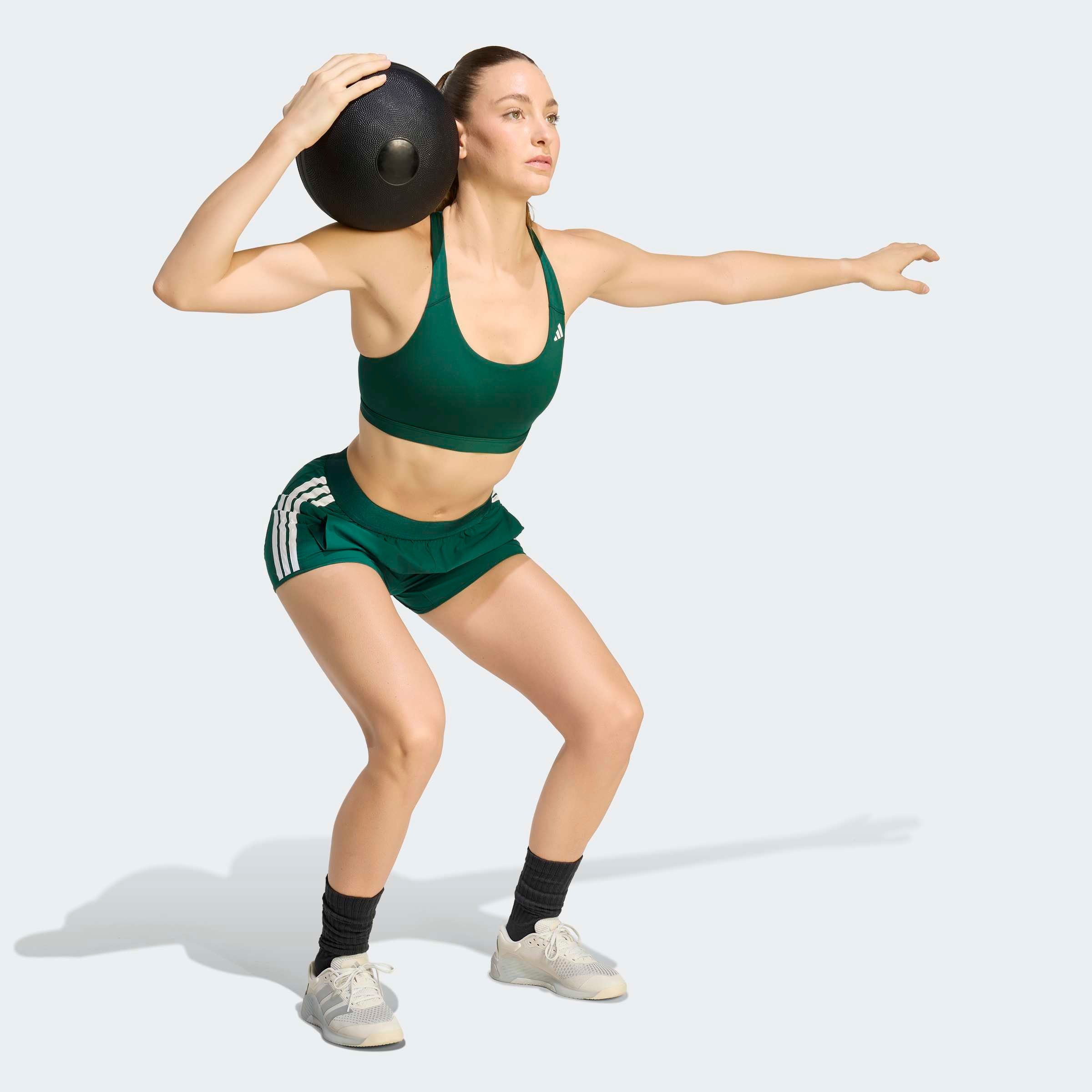 adidas Performance Soutien-gorge de sport »OPTIME ESSENTIALS WORKOUT MEDIUM SUPPORT BH« sans armatures, avec technologie Climacool®, en polyester
