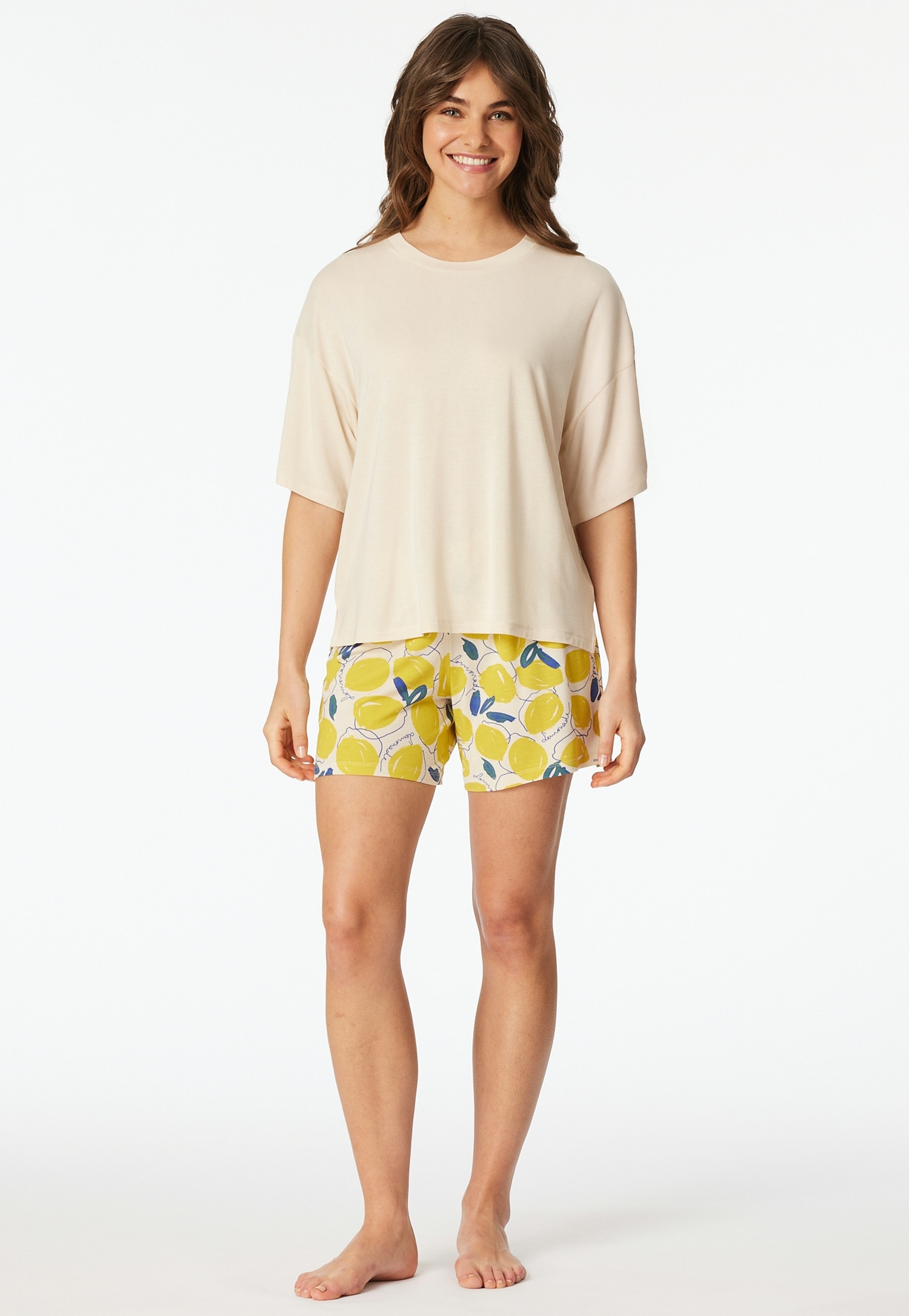 Image of Schiesser Shorty "Casual Fashion" 2 tlg. mit Rundhalsausschnitt, in softer Single-Jersey Qualität