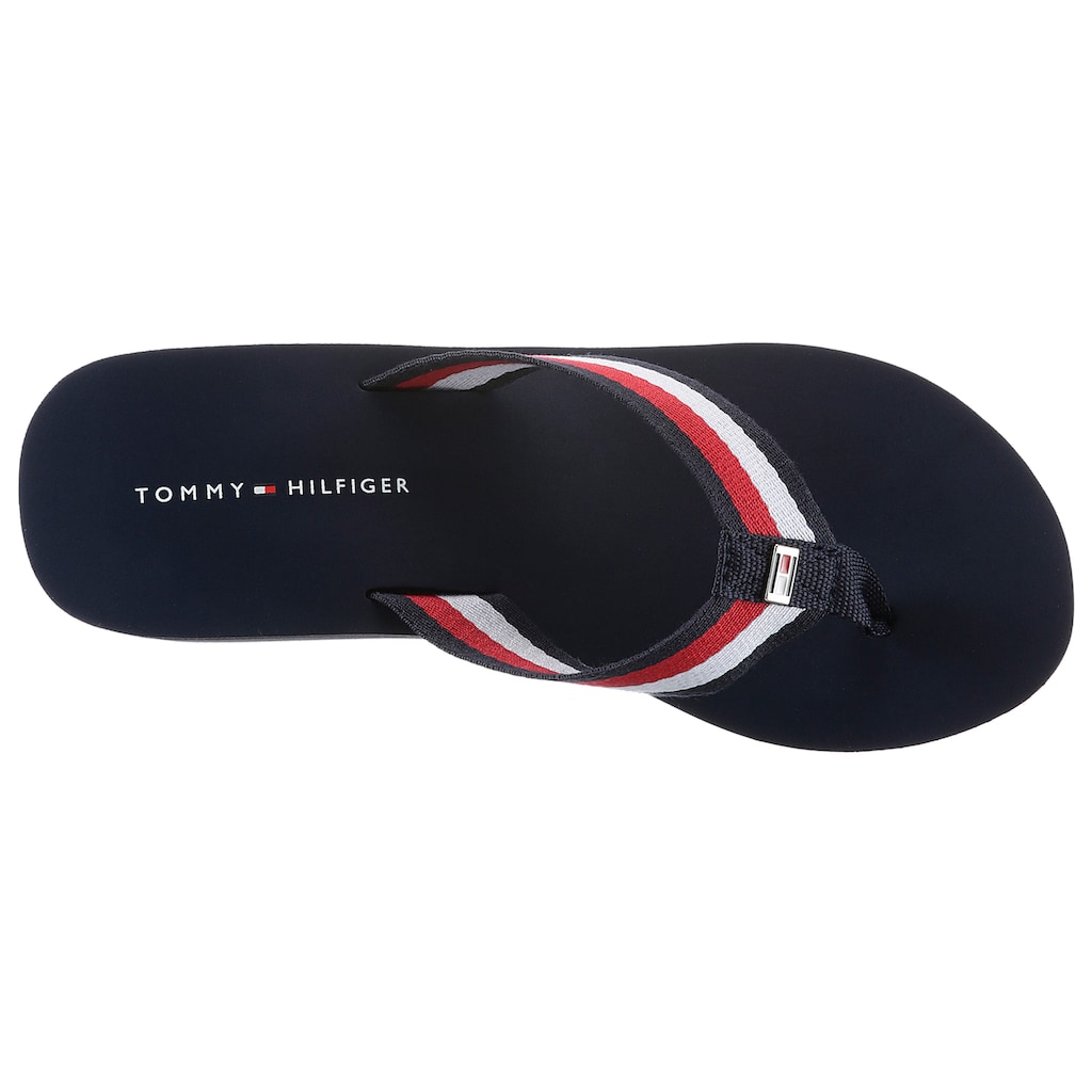 Tommy Hilfiger Dianette »CORPORATE WEDGE BEACH SANDAL«