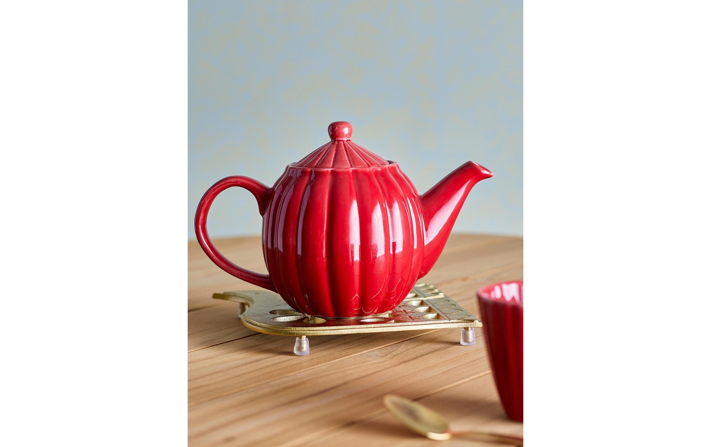 Bloomingville Théière »Latina, 1 l, Steingut« 1 l Holz aus China