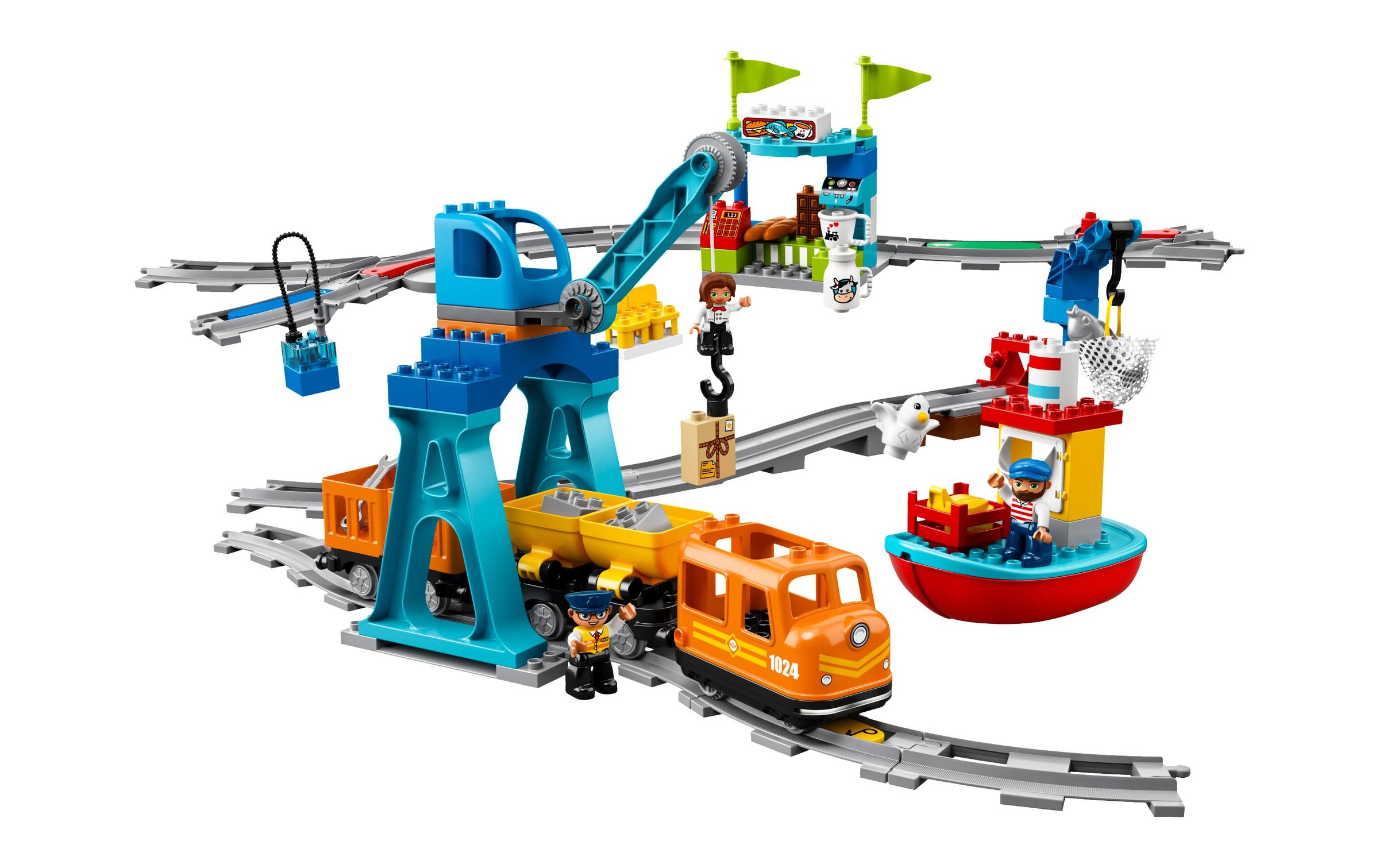 LEGO® Konstruktionsspielsteine »DUPLO Güterzug 10875«