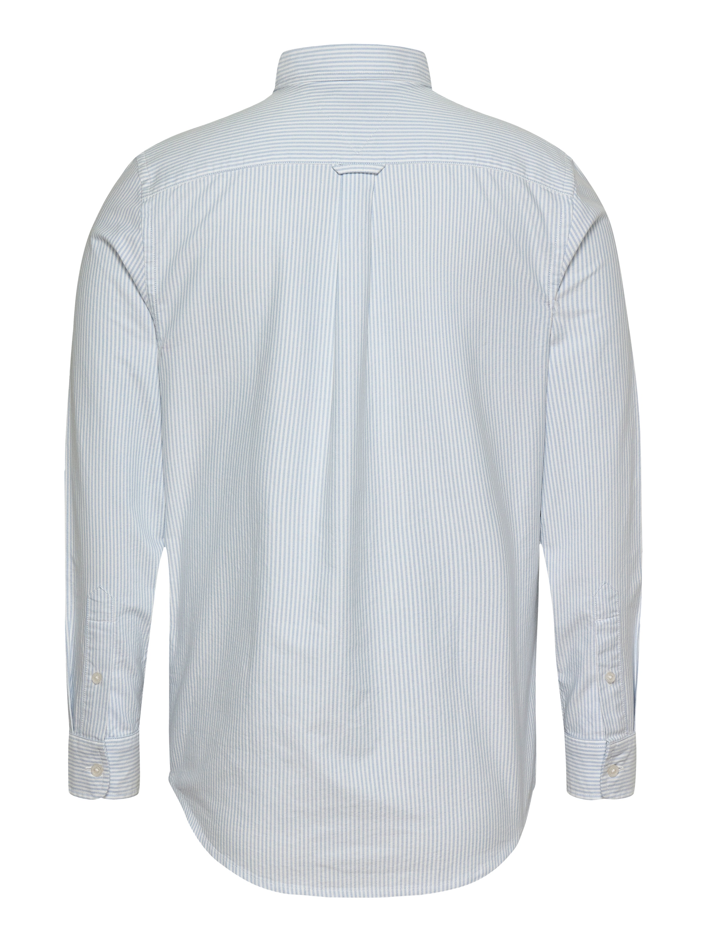 Tommy Jeans Langarmhemd »TJM SLIM STRIPE OXFORD SHIRT EXT«, Mit Button-Down-Kragen