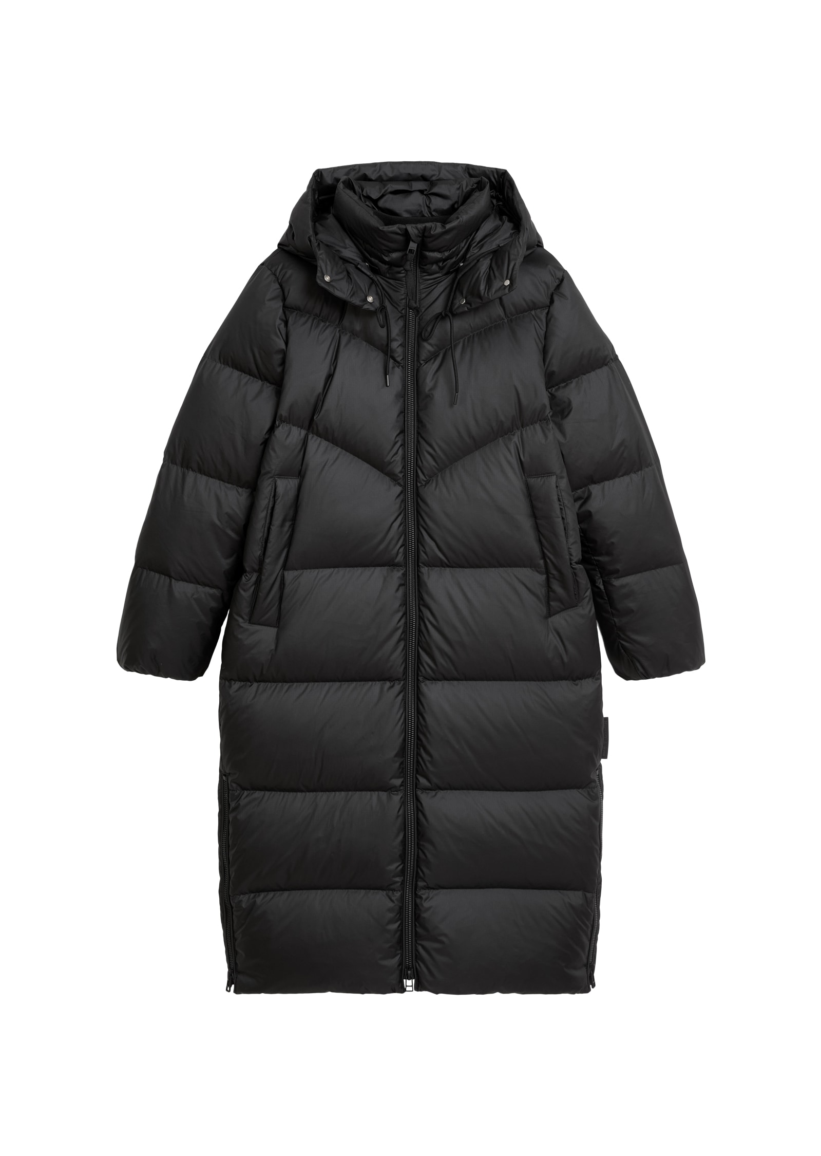 Marc O'Polo DENIM Daunenmantel Wintermantel, 2-Wege-Reissverschluss, relaxed fit, Kapuze abnehmbar