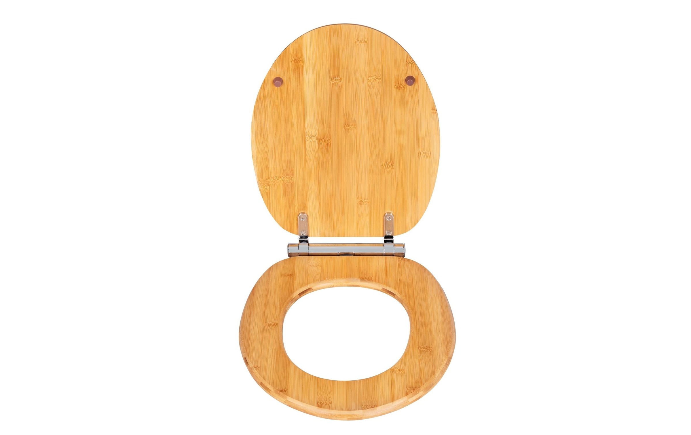 WENKO WC-Sitz »Bambusa mit Fix-Clip, Hellbraun«